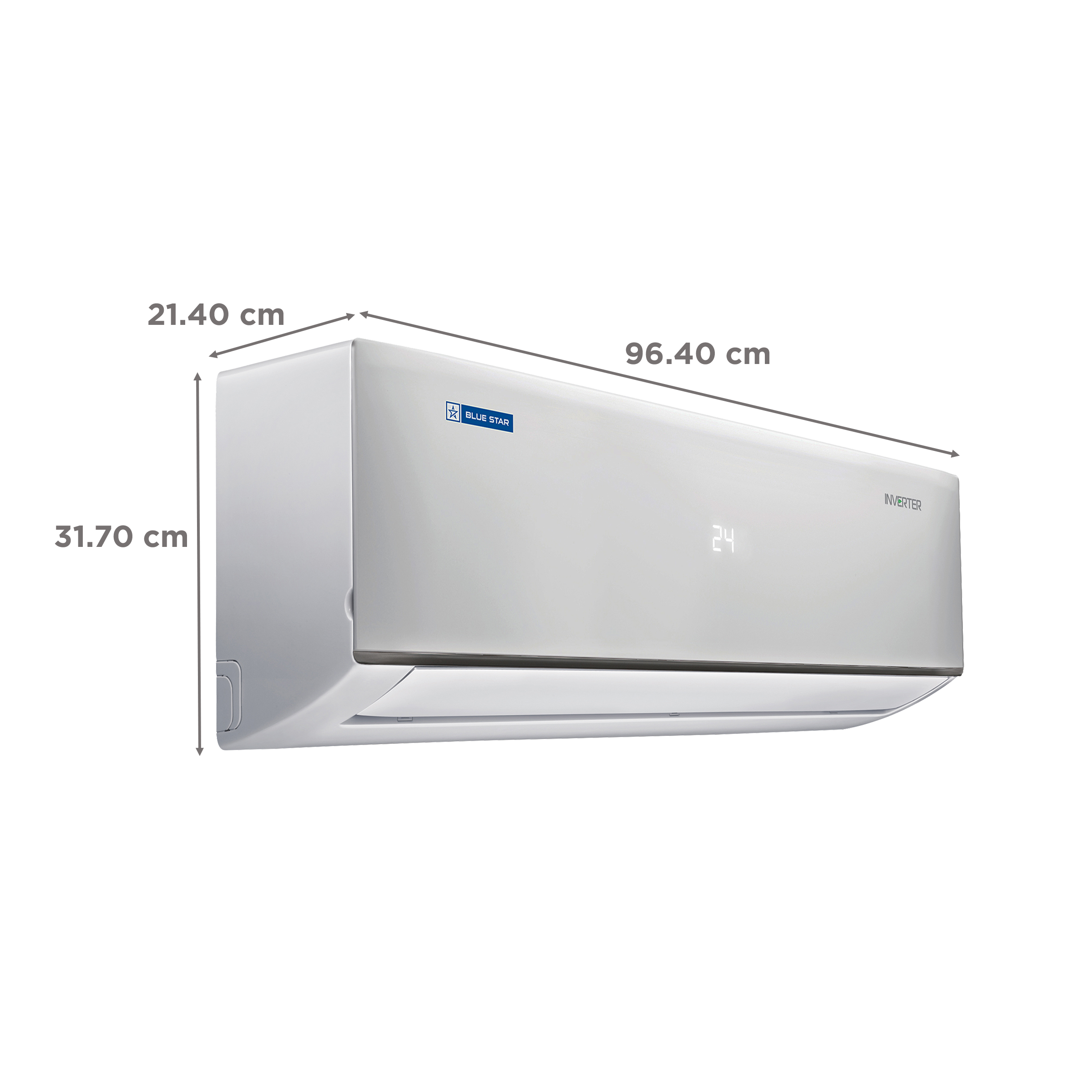 Blue Star 5 in 1 Convertible 1.5 Ton 3 Star Hot & Cold Inverter Split AC with Active Carbon Filter (Copper Condenser, IA318DNUHC)_4