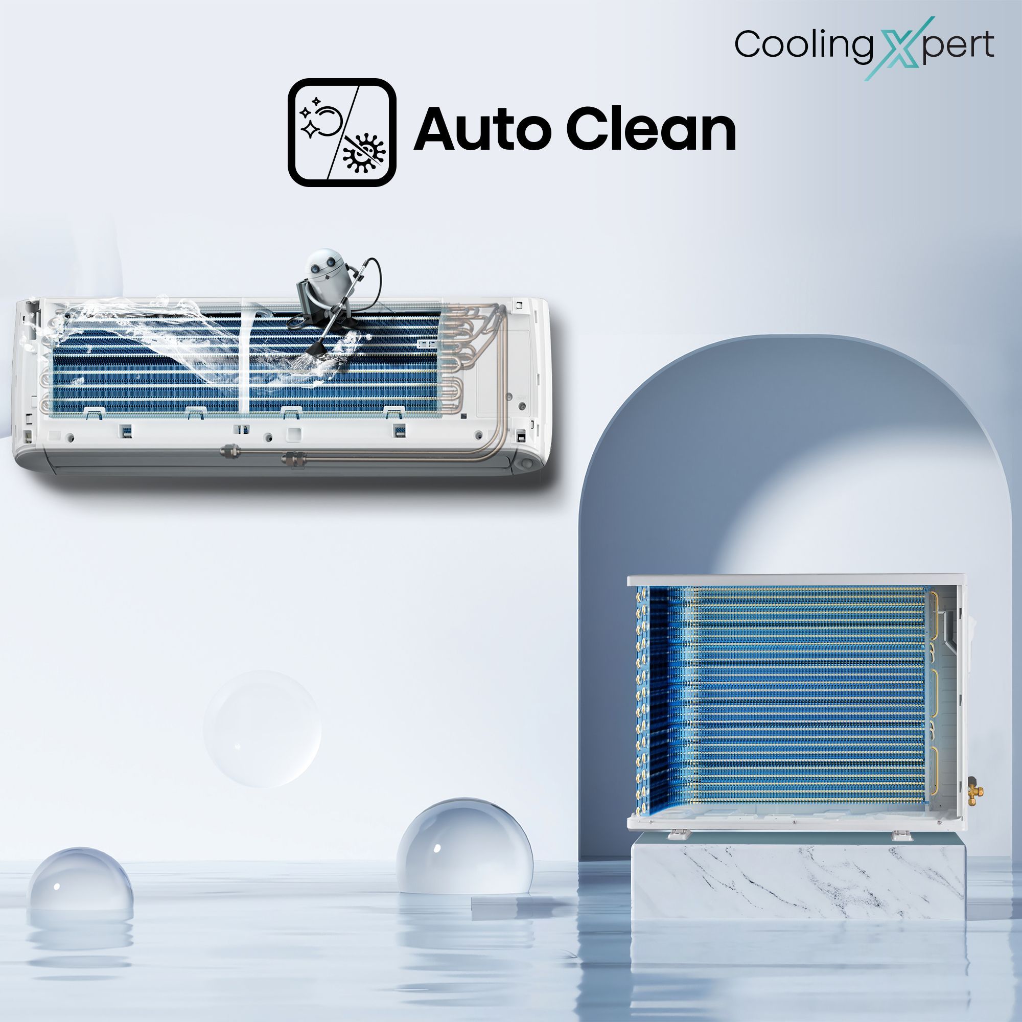 Hisense Cooling Expert 5 in 1 Convertible 1 Ton 3 Star Inverter Split AC with Auto Cleanser (Copper Condenser, ATC353HIB) Hisense Cooling Expert 5 in 1 Convertible 1 Ton 3 Star Inverter Split AC with Auto Cleanser (Copper Condenser, ATC353HIB)_10