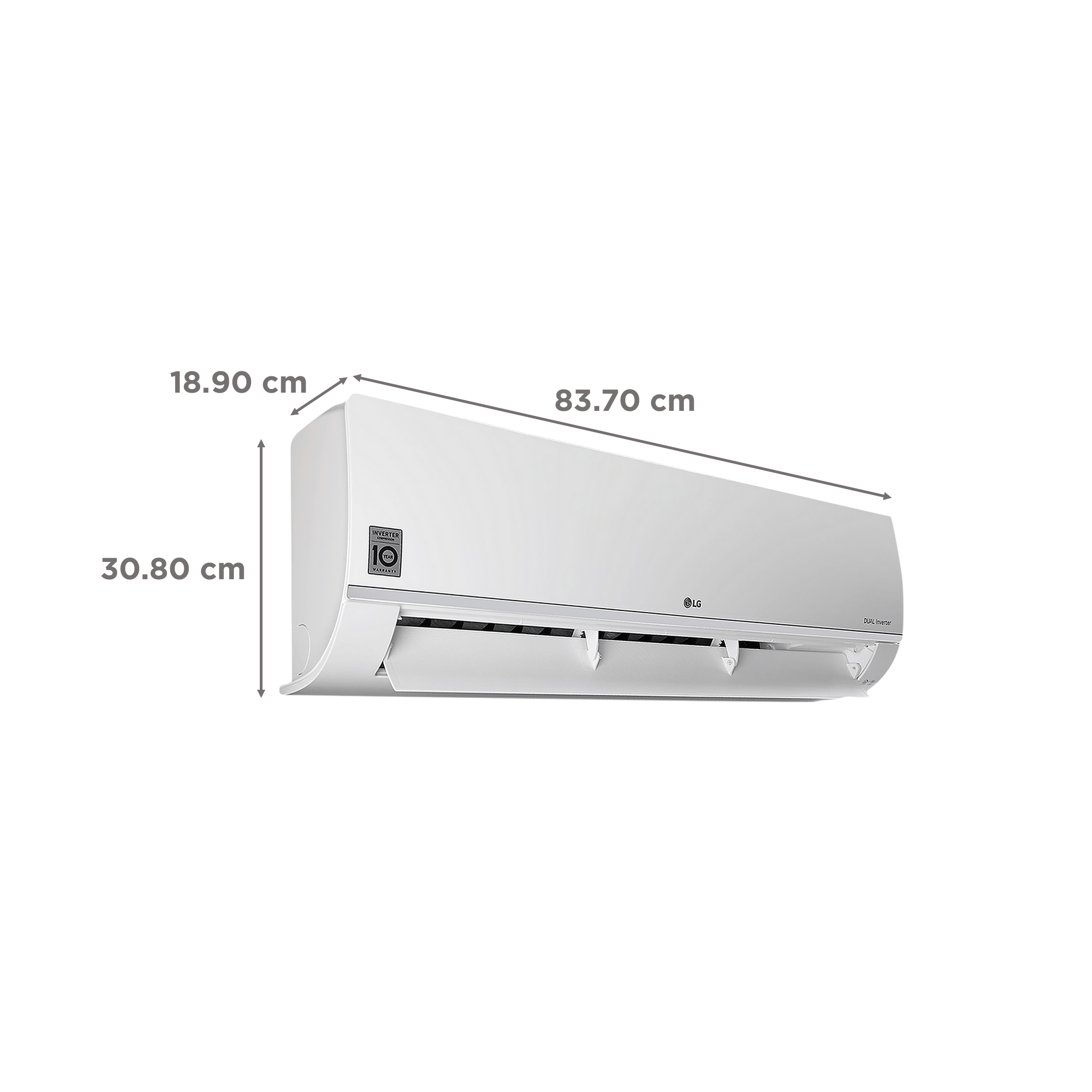 LG 6 in 1 Convertible 1 Ton 5 Star AI Plus Dual Inverter Split Smart AC with 4-Way Swing (Copper Condenser, RS-Q14SWZE)_4