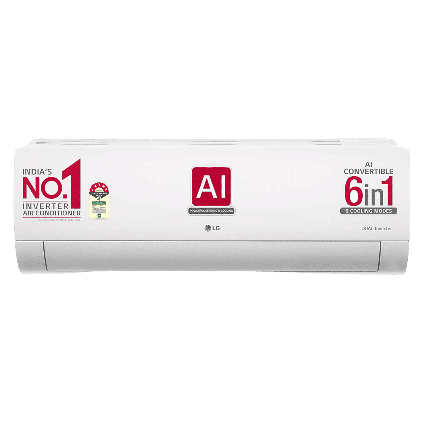 LG 6 in 1 Convertible 1.5 Ton 5 Star AI Dual Inverter Split AC with 4-Way Swing (Copper Condenser, RS-Q19ANZE)_1
