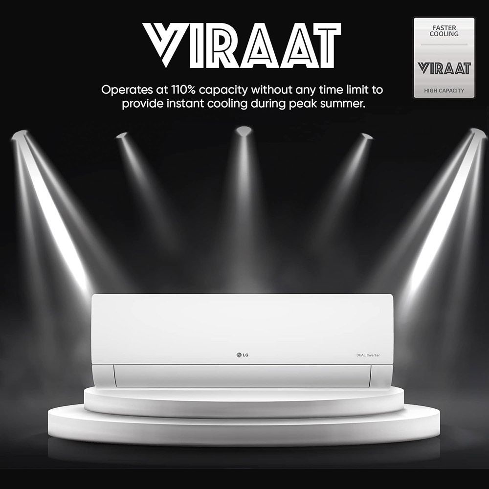 LG 6 in 1 Convertible 1.5 Ton 5 Star AI Dual Inverter Split AC with 4-Way Swing (Copper Condenser, RS-Q19ANZE)_14