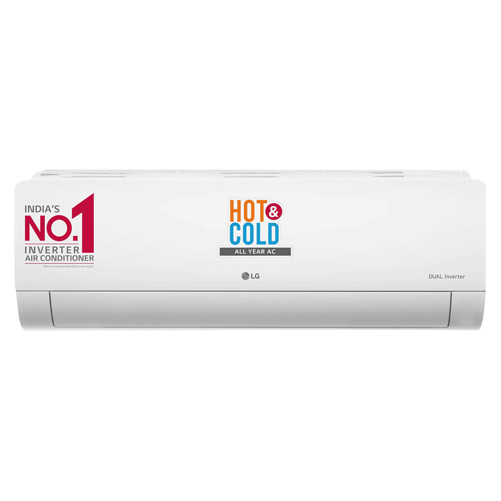 LG 5 in 1 Convertible 1.5 Ton 3 Star Hot & Cold Dual Inverter Split AC with 4-Way Swing (Copper Condenser, RS-H19VNXE) LG 5 in 1 Convertible 1.5 Ton 3 Star Hot & Cold Dual Inverter Split AC with 4-Way Swing (Copper Condenser, RS-H19VNXE)_1