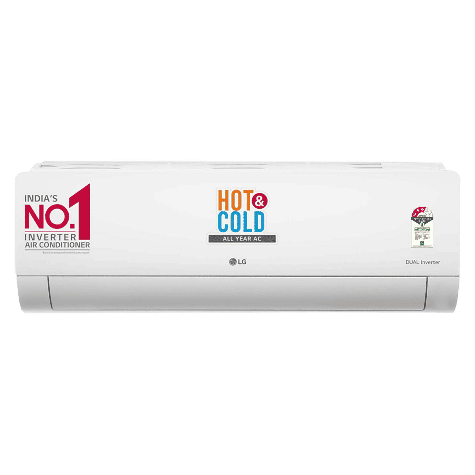 LG 5 in 1 Convertible 2 Ton 3 Star Hot & Cold Dual Inverter Split AC with 4-Way Swing (Copper Condenser, RS-H24VNXE)_1