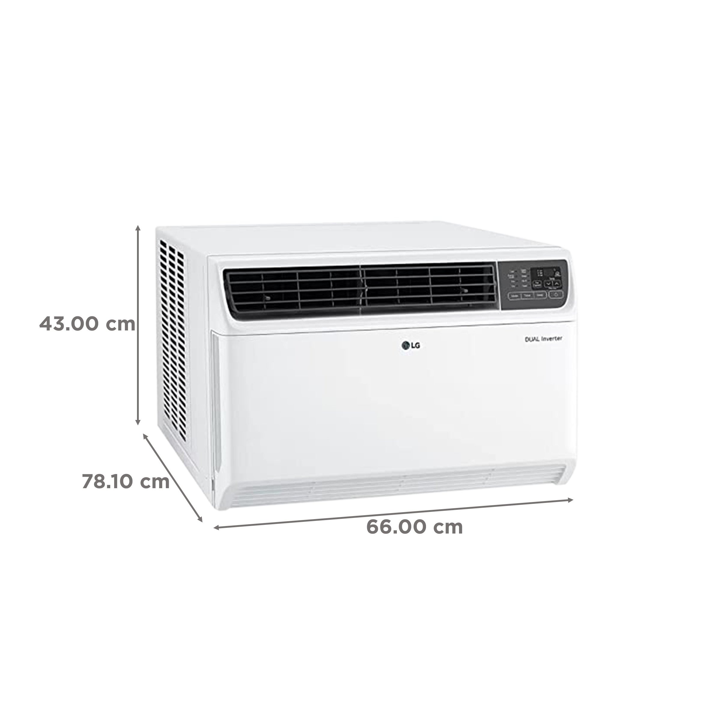 LG 4 in 1 Convertible 1.5 Ton 5 Star Dual Inverter Window Smart AC with Stabilizer Free Operation (Copper Condenser, RW-Q18WWZA)_4