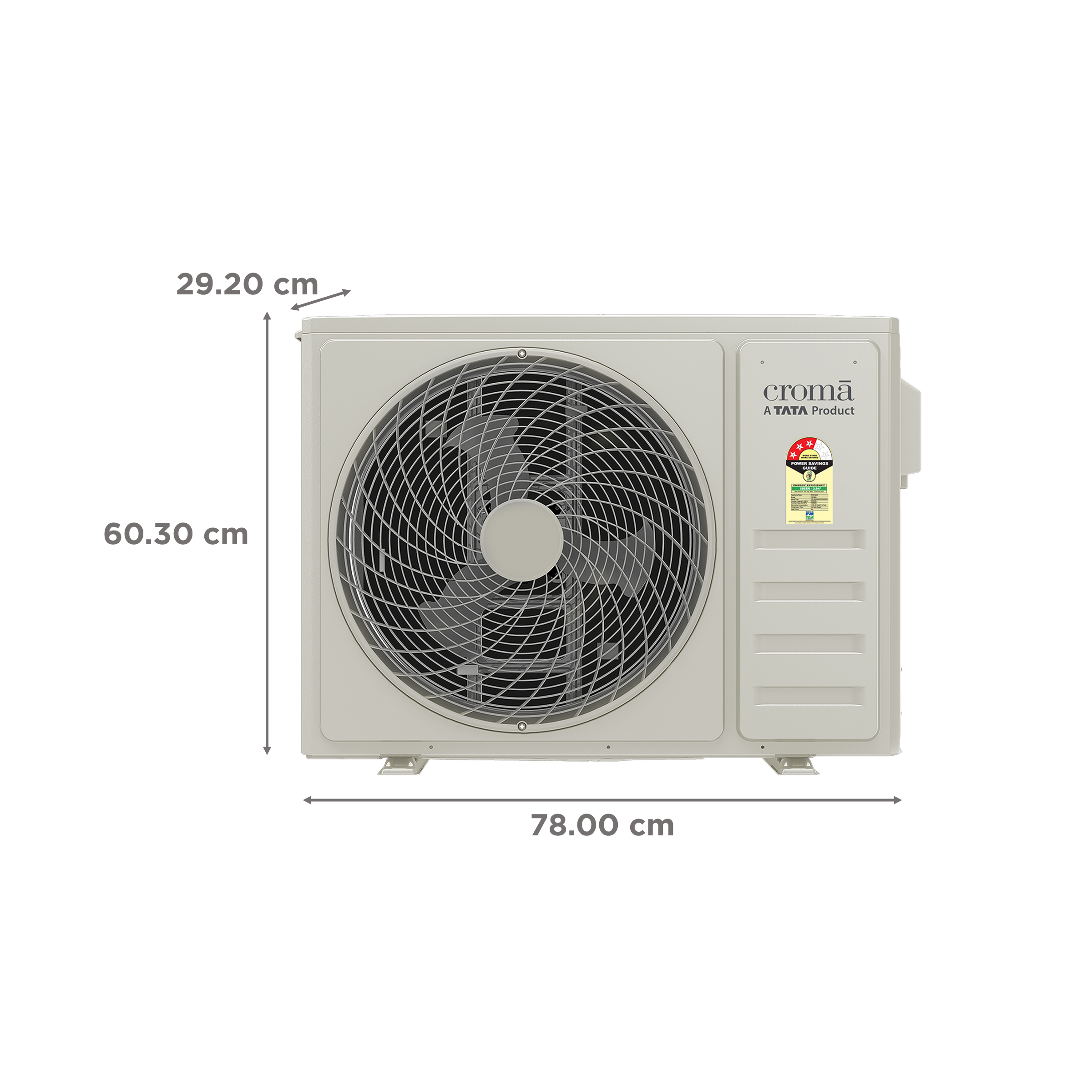 Croma 5 in 1 Convertible 2 Ton 3 Star Inverter Split AC with Dust Filter (Copper Condenser, CRLA024IND255354) Croma 5 in 1 Convertible 2 Ton 3 Star Inverter Split AC with Dust Filter (Copper Condenser, CRLA024IND255354)_5