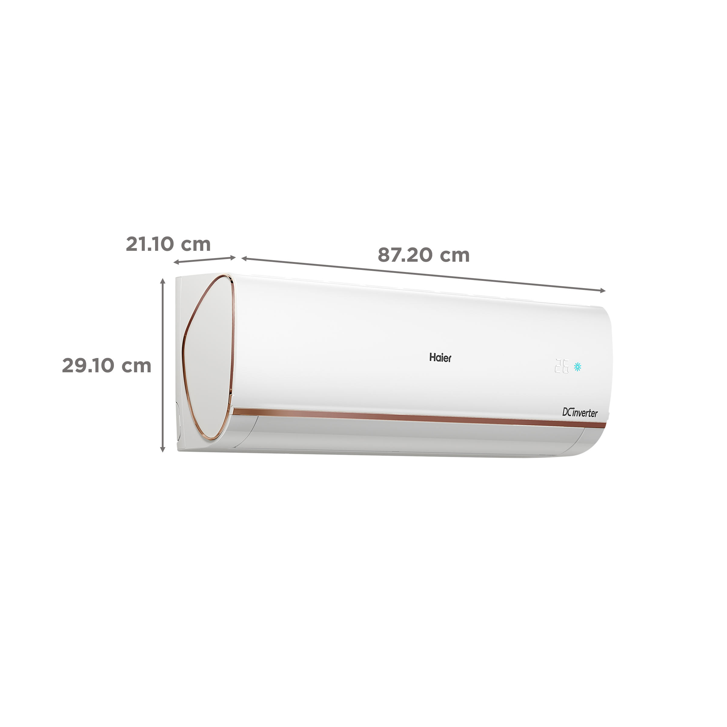 Haier Kinouchi Heavy Duty 7 in 1 Convertible 1 Ton 4 Star Triple Inverter Split Smart AC with Supersonic Cooling (Copper Condenser, HSU13K-PYC4BE)_3