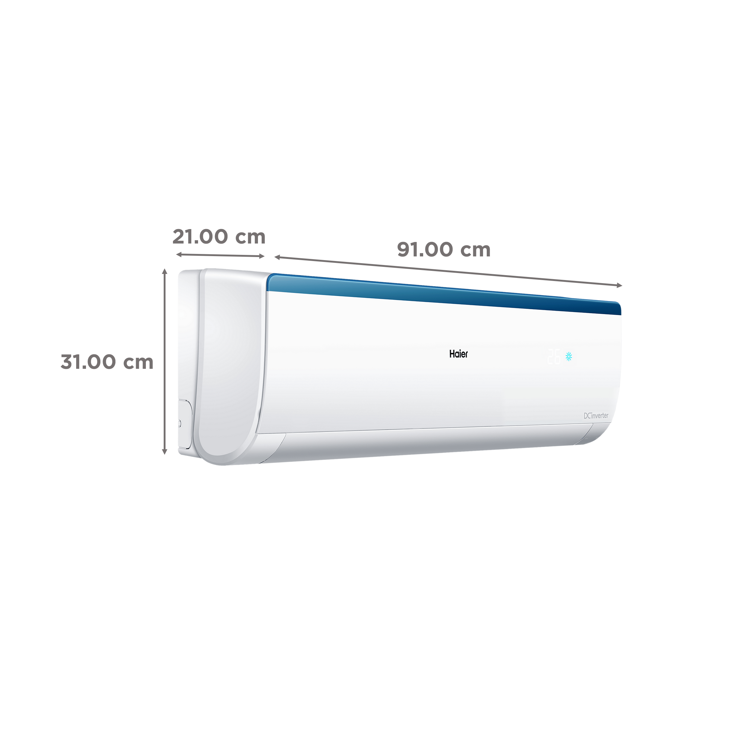 Haier Revive 7 in 1 Convertible 1.5 Ton 3 Star Triple Inverter Split AC with Supersonic Cooling (Grooved Copper, HSU18R-NTB3BE1)_3