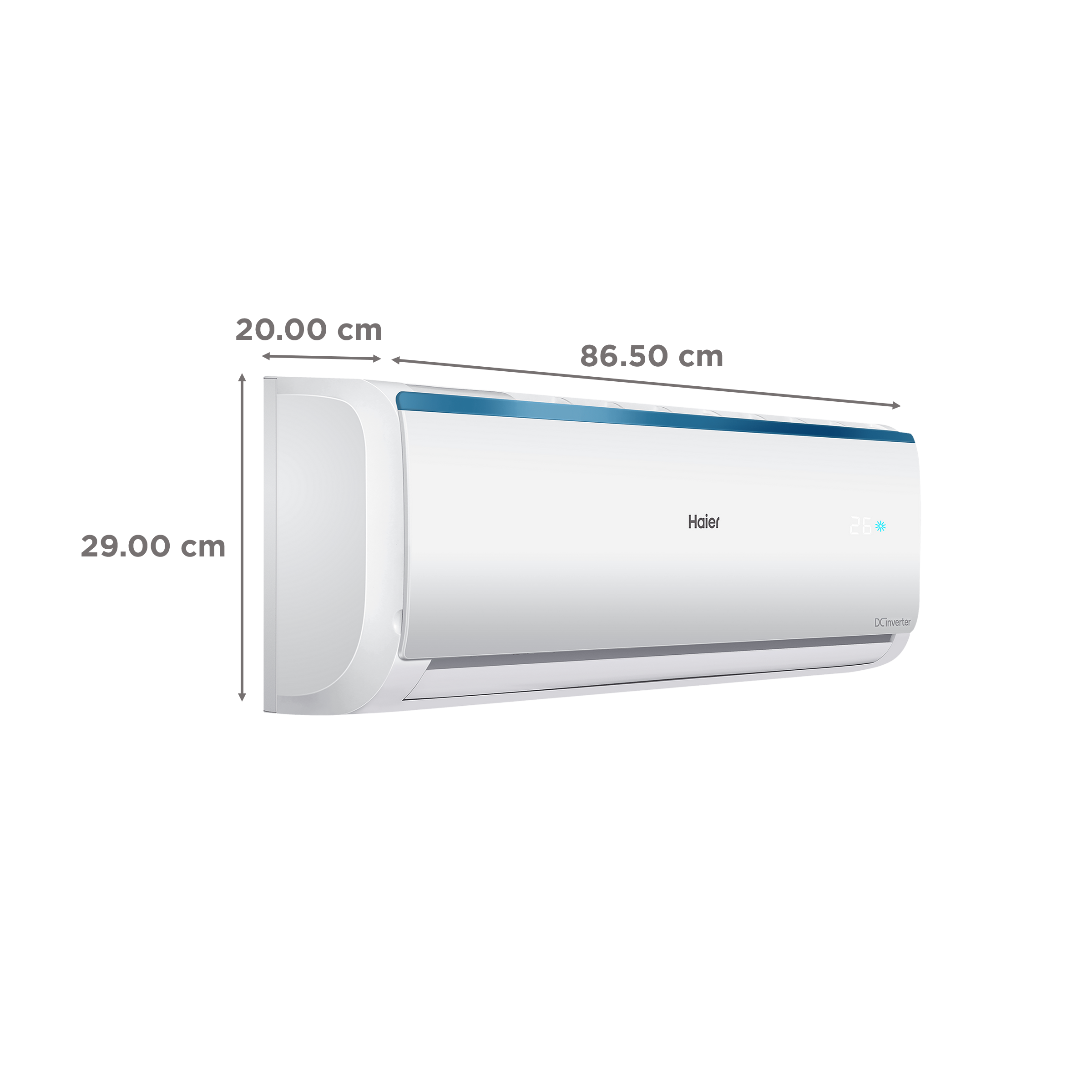 Haier Clean Cool Plus Intelli 7 in 1 Convertible 1 Ton 3 Star Triple Inverter Split AC with Supersonic Cooling (Copper Condenser, HSU13C-TTB3BE1)_3