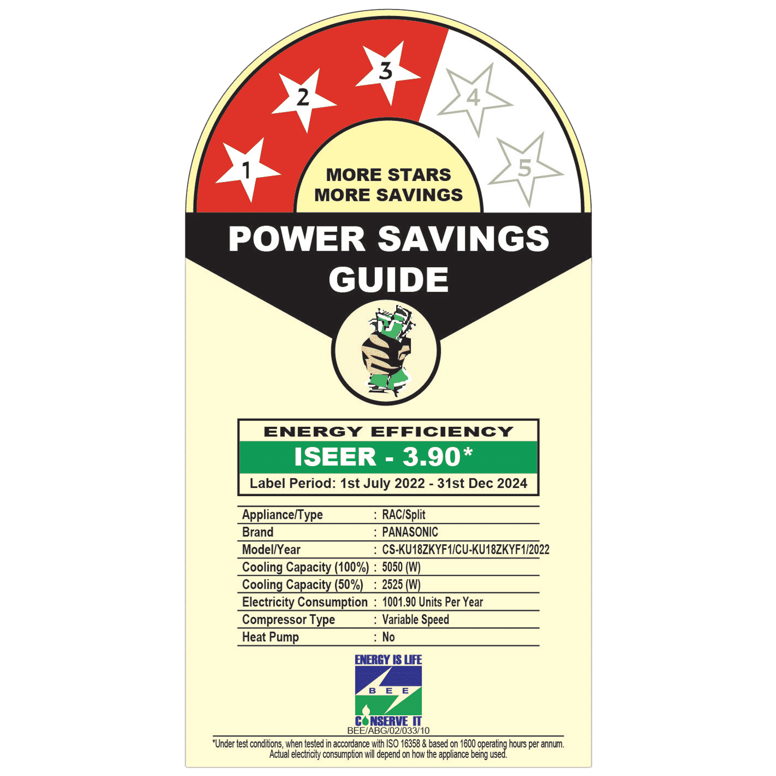 Panasonic 7 in 1 Convertible 1.5 Ton 3 Star Inverter Split AC (Copper Condenser, Ag Clean Plus Filter, CS/CU-KU18ZKYF1)_3