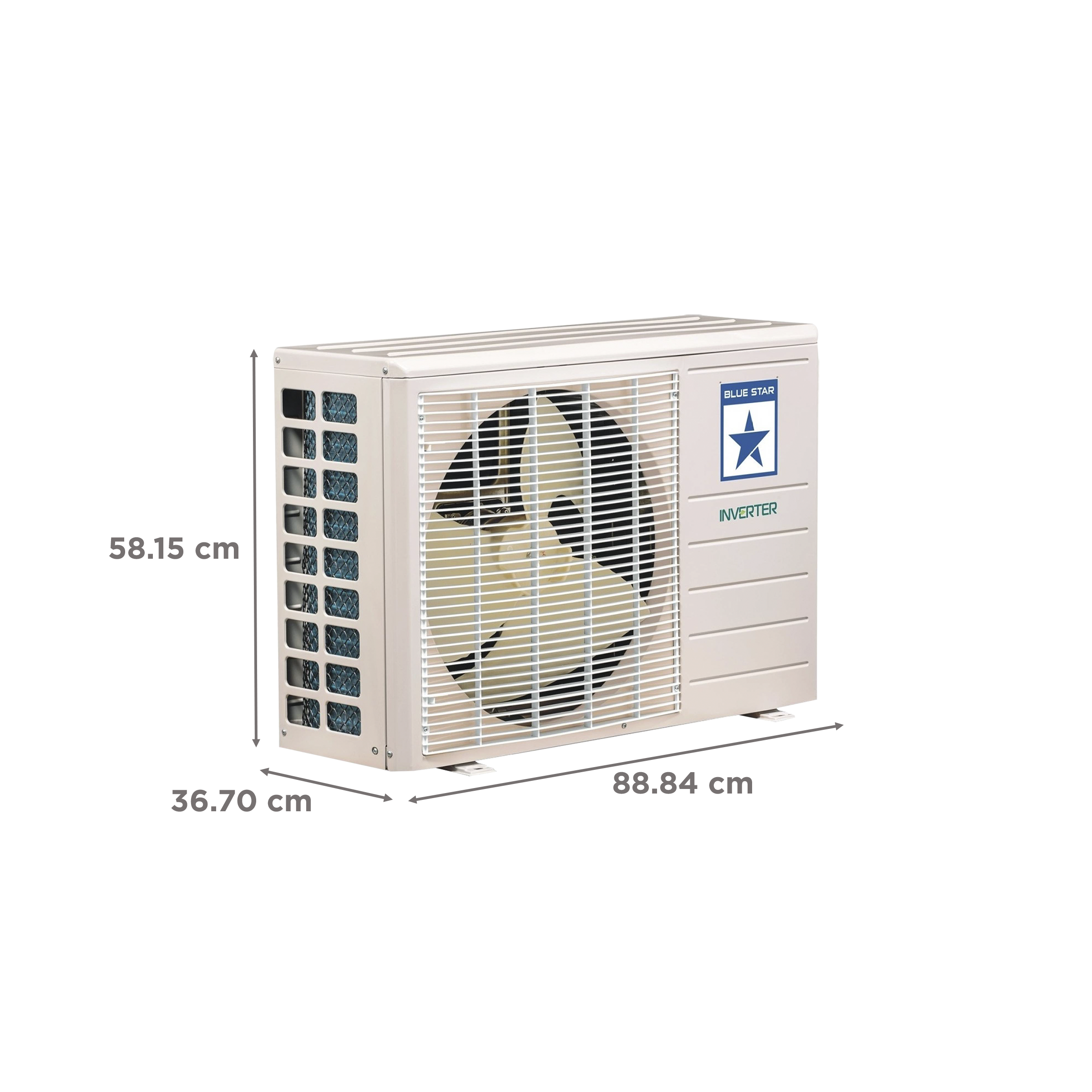 Blue Star 4 In 1 Convertible 1.5 Ton 4 Star Inverter Split AC with Self Diagnosis (Copper Condenser, IA418YNU)_5