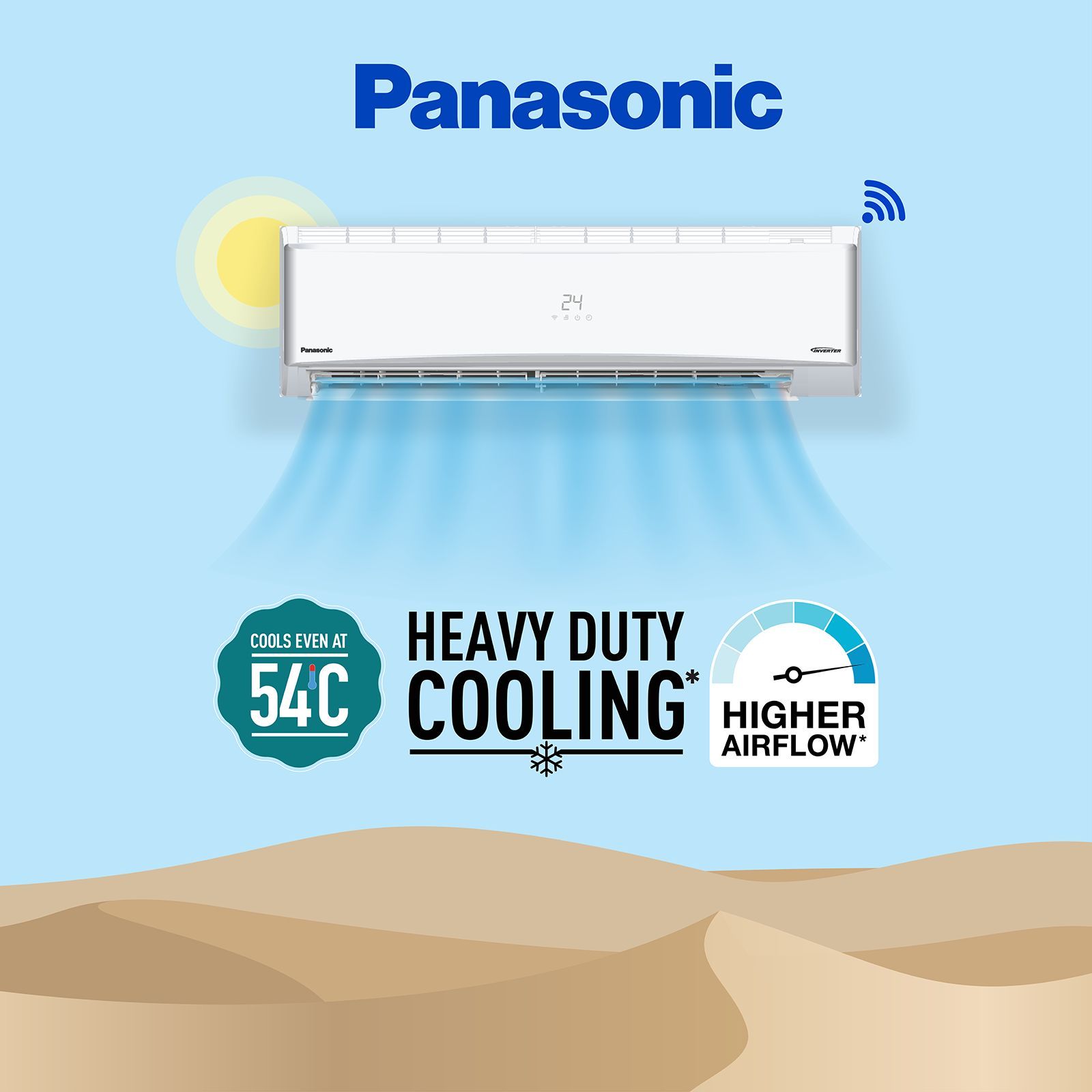 Panasonic 7 in 1 Convertible 2.2 Ton 4 Star Inverter Split Smart AC with Amazon Alexa and Google Assistant Support (Copper Condenser, CS/CU-QU26ZKYF) Panasonic 7 in 1 Convertible 2.2 Ton 4 Star Inverter Split Smart AC with Amazon Alexa and Google Assistant Support (Copper Condenser, CS/CU-QU26ZKYF)_7