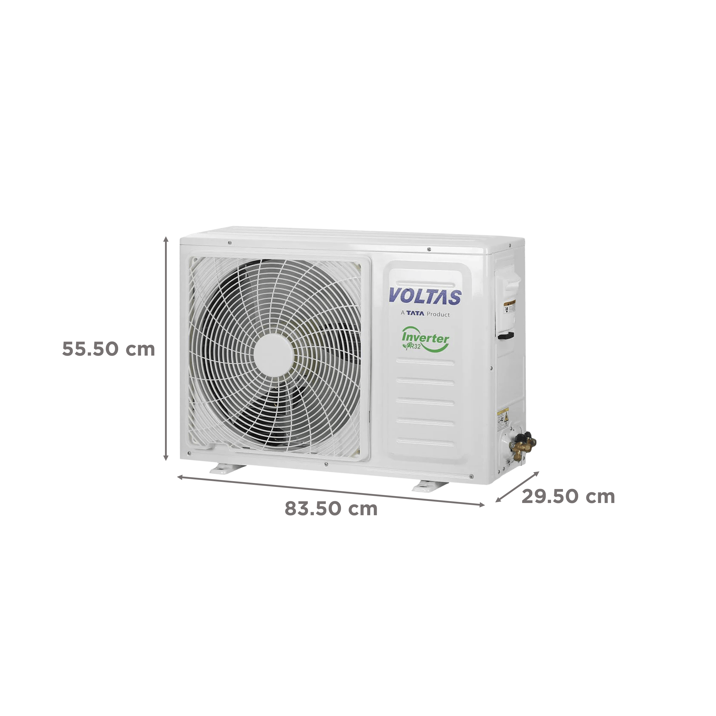 VOLTAS Vertis 5 in 1 Convertible 1 Ton 3 Star Hot and Cold Inverter Split AC with 4-Way Swing ( Copper Condenser, 123VH Vertis Prism)_4
