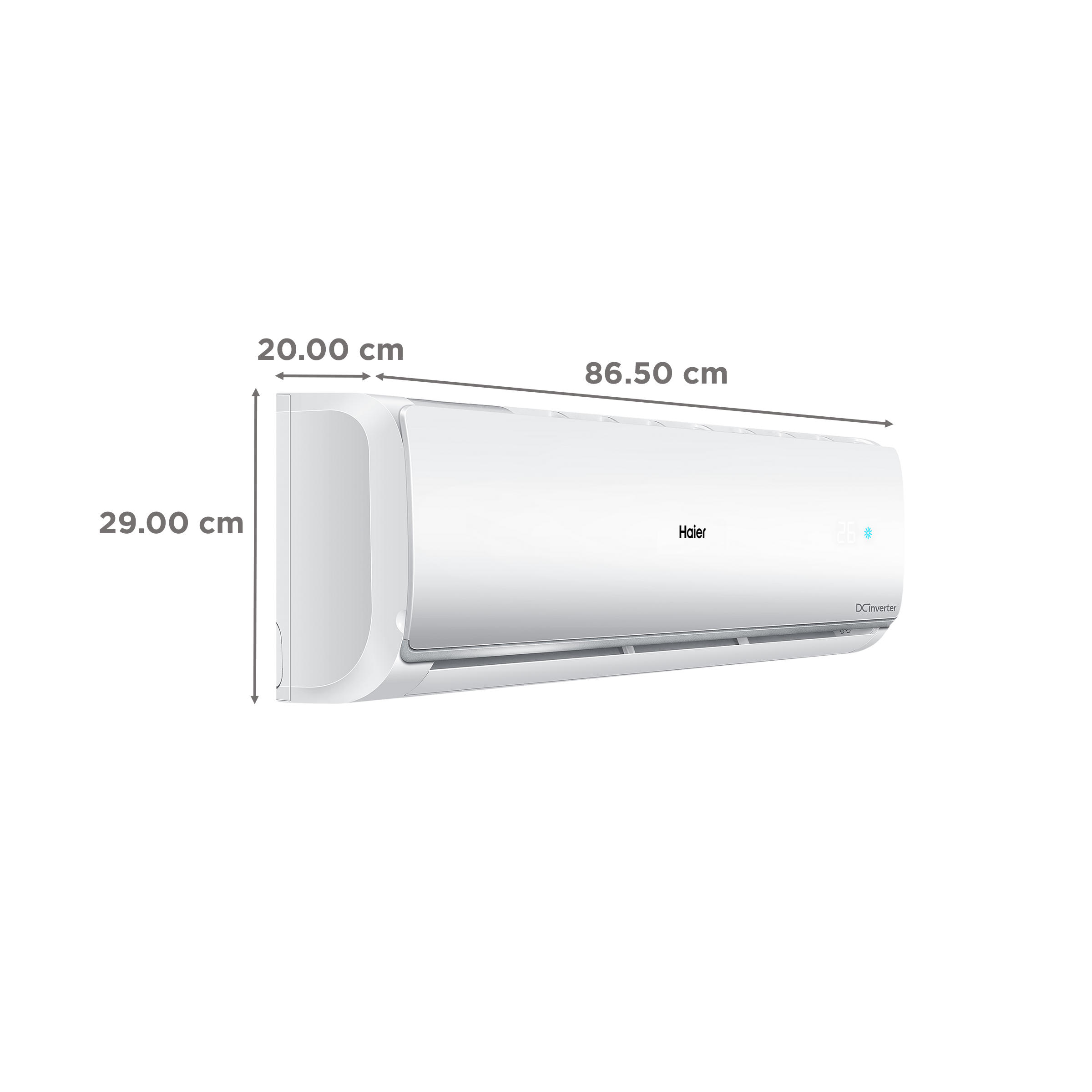 Haier Clean Cool + 7 in 1 Convertible 1 Ton 3 Star Triple Inverter Plus Split AC with Frost Self Clean (Copper Condenser, HSU13C-TQS3BE1) Haier Clean Cool + 7 in 1 Convertible 1 Ton 3 Star Triple Inverter Plus Split AC with Frost Self Clean (Copper Condenser, HSU13C-TQS3BE1)_3