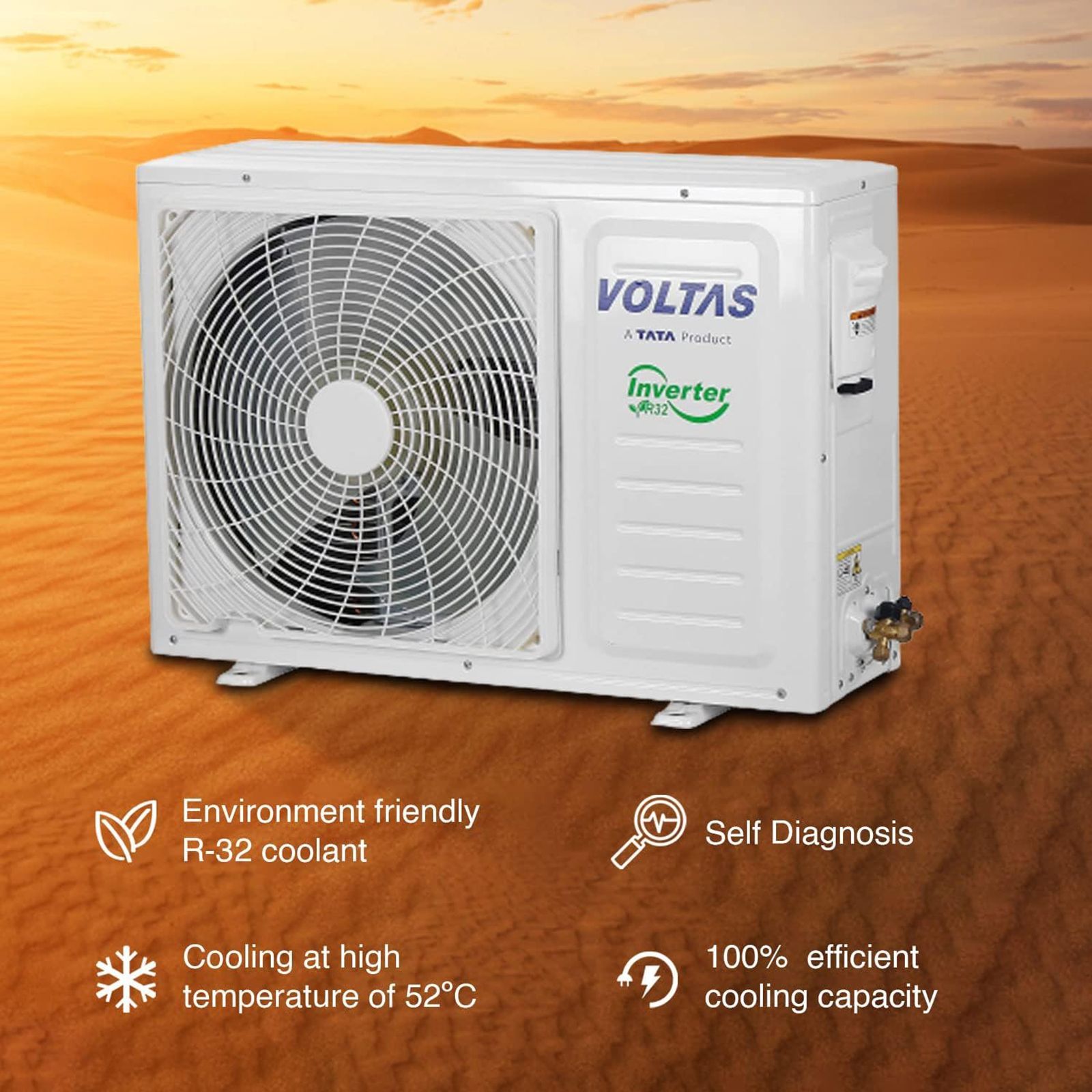 VOLTAS Vertis 5 in 1 Convertible 1.5 Ton 3 Star Inverter Split AC with 4-Way Swing (Copper Condenser, 183V Vertis Emerald Marvel) VOLTAS Vertis 5 in 1 Convertible 1.5 Ton 3 Star Inverter Split AC with 4-Way Swing (Copper Condenser, 183V Vertis Emerald Marvel)_10