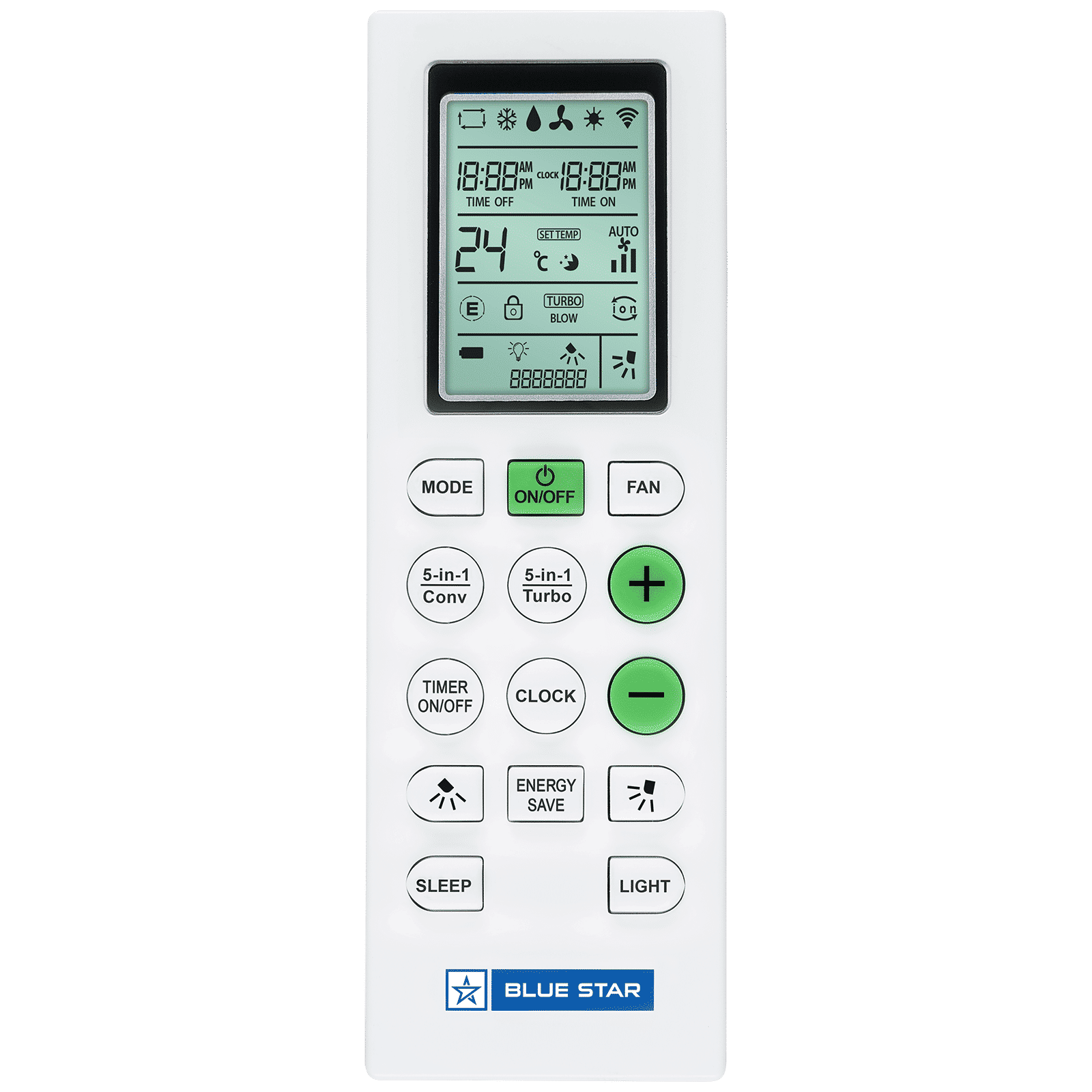 Blue Star M Series 5 in 1 Convertible 1.5 Ton 3 Star Inverter Split AC with 4-Way Swing (Copper Condenser, IC318MNU) Blue Star M Series 5 in 1 Convertible 1.5 Ton 3 Star Inverter Split AC with 4-Way Swing (Copper Condenser, IC318MNU)_7