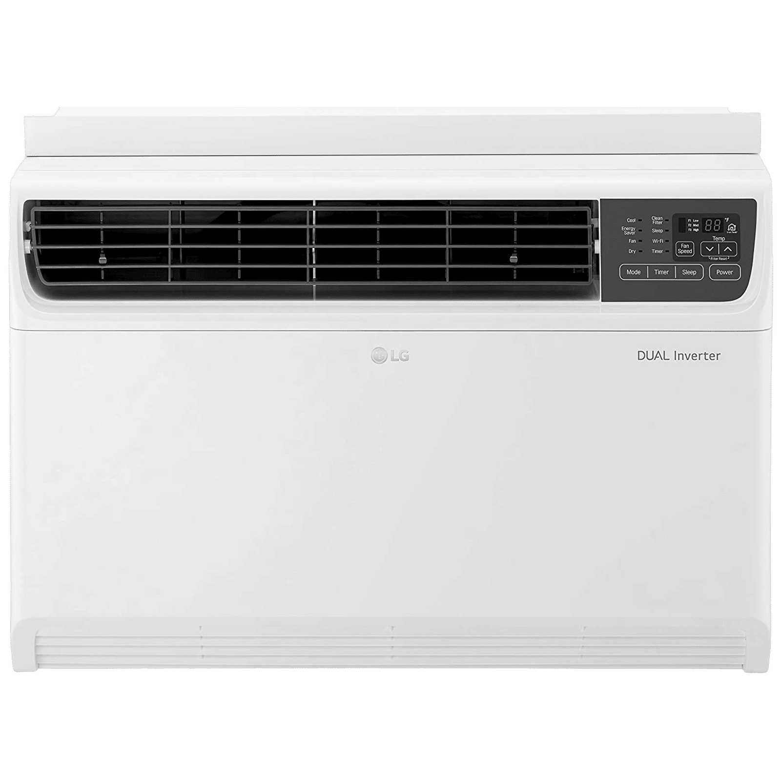 LG 4 in 1 Convertible 1 Ton 5 Star Dual Inverter Window Smart AC with Clean Filter and HD Filter (2023 Model, Copper Condenser, PW-Q12WUZA)_1