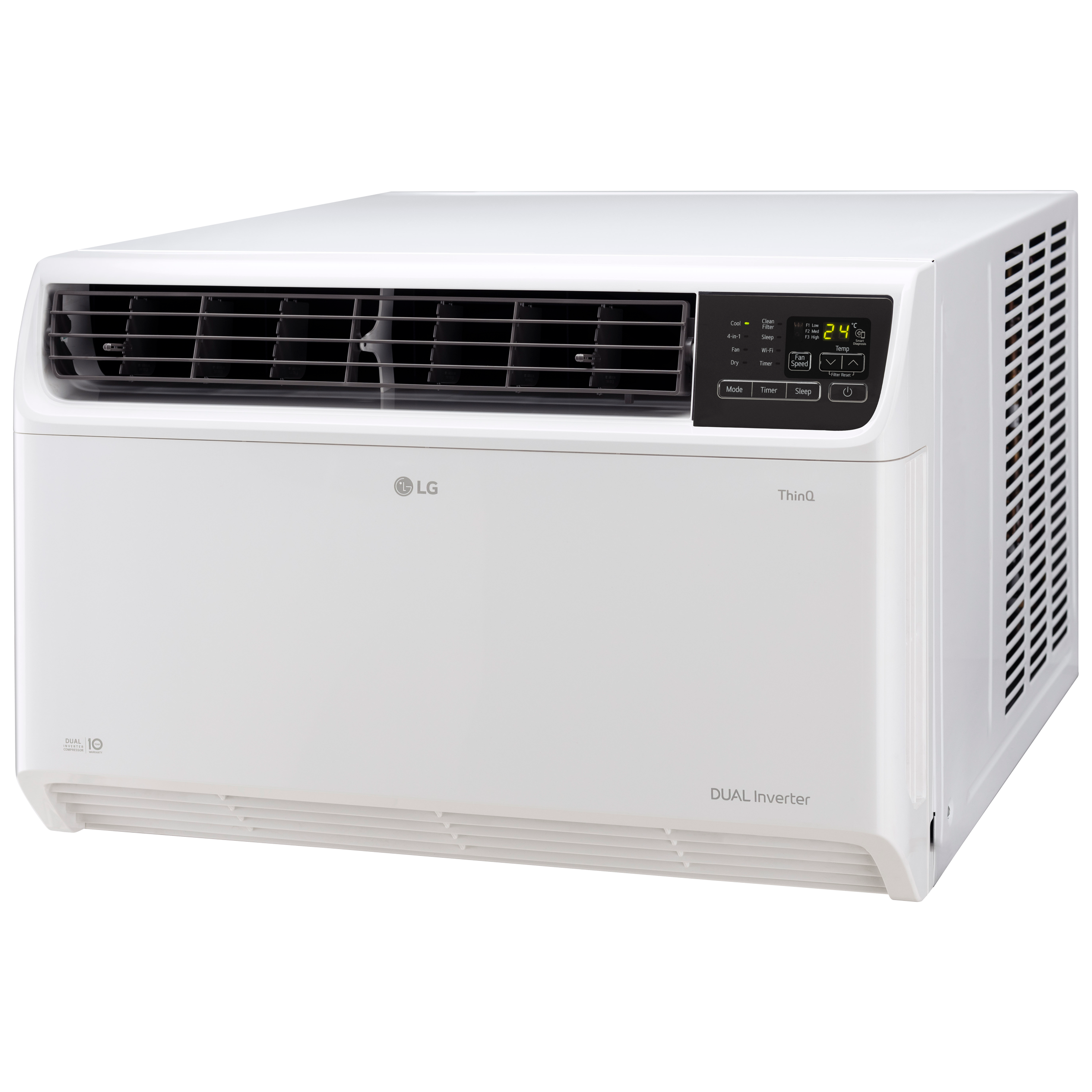 LG 4 in 1 Convertible 1 Ton 5 Star Dual Inverter Window Smart AC with Clean Filter and HD Filter (2023 Model, Copper Condenser, PW-Q12WUZA)_12