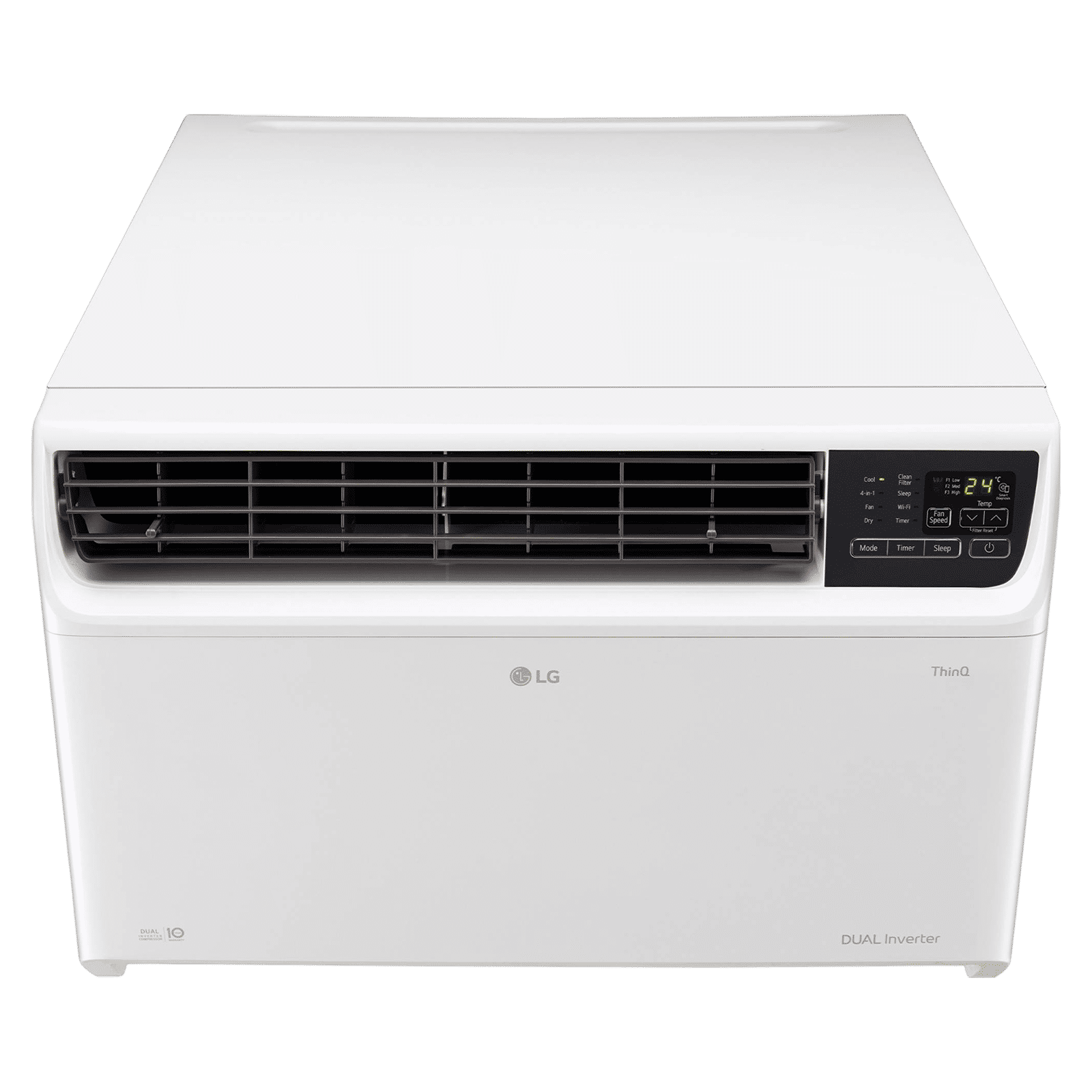 LG 2 Ton 4 Star AI Dual Inverter Window Smart AC with Clean Filter (Copper Condenser, RW-Q24WWYA)_7