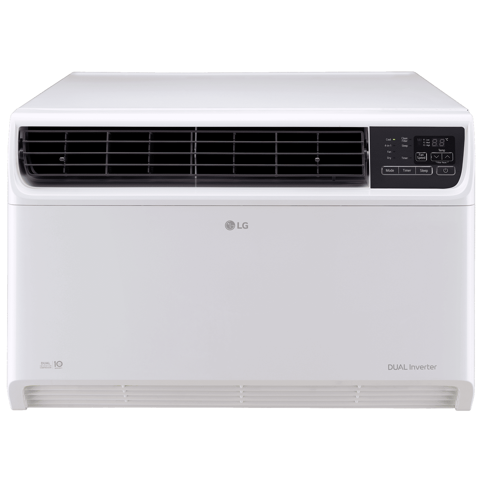 LG 4 in 1 Convertible 1.5 Ton 5 Star Dual Inverter Window AC with Smart Diagnosis System (Copper Condenser, RW-Q18WUZA) LG 4 in 1 Convertible 1.5 Ton 5 Star Dual Inverter Window AC with Smart Diagnosis System (Copper Condenser, RW-Q18WUZA)_1