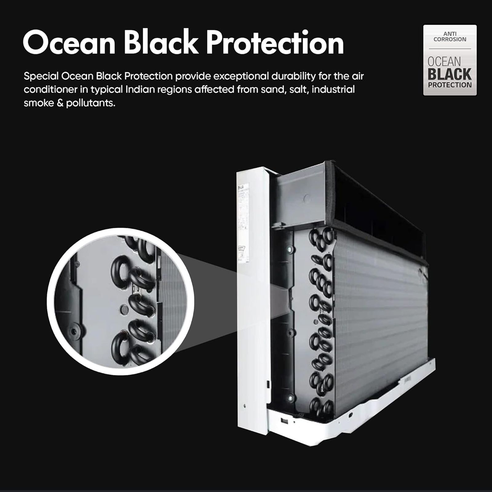 LG 4 in 1 Convertible 1.5 Ton 5 Star Dual Inverter Window AC with Smart Diagnosis System (Copper Condenser, RW-Q18WUZA) LG 4 in 1 Convertible 1.5 Ton 5 Star Dual Inverter Window AC with Smart Diagnosis System (Copper Condenser, RW-Q18WUZA)_16