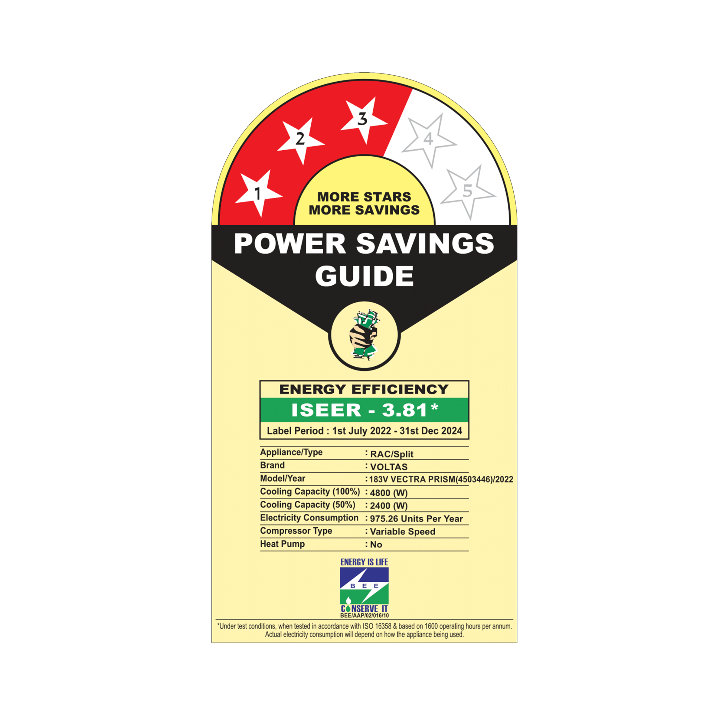 VOLTAS Vectra 4 in 1 Convertible 1.5 Ton 3 Star Inverter Split AC with Auto Clean Function (Copper Condenser, 183V Vectra Prism) VOLTAS Vectra 4 in 1 Convertible 1.5 Ton 3 Star Inverter Split AC with Auto Clean Function (Copper Condenser, 183V Vectra Prism)_3