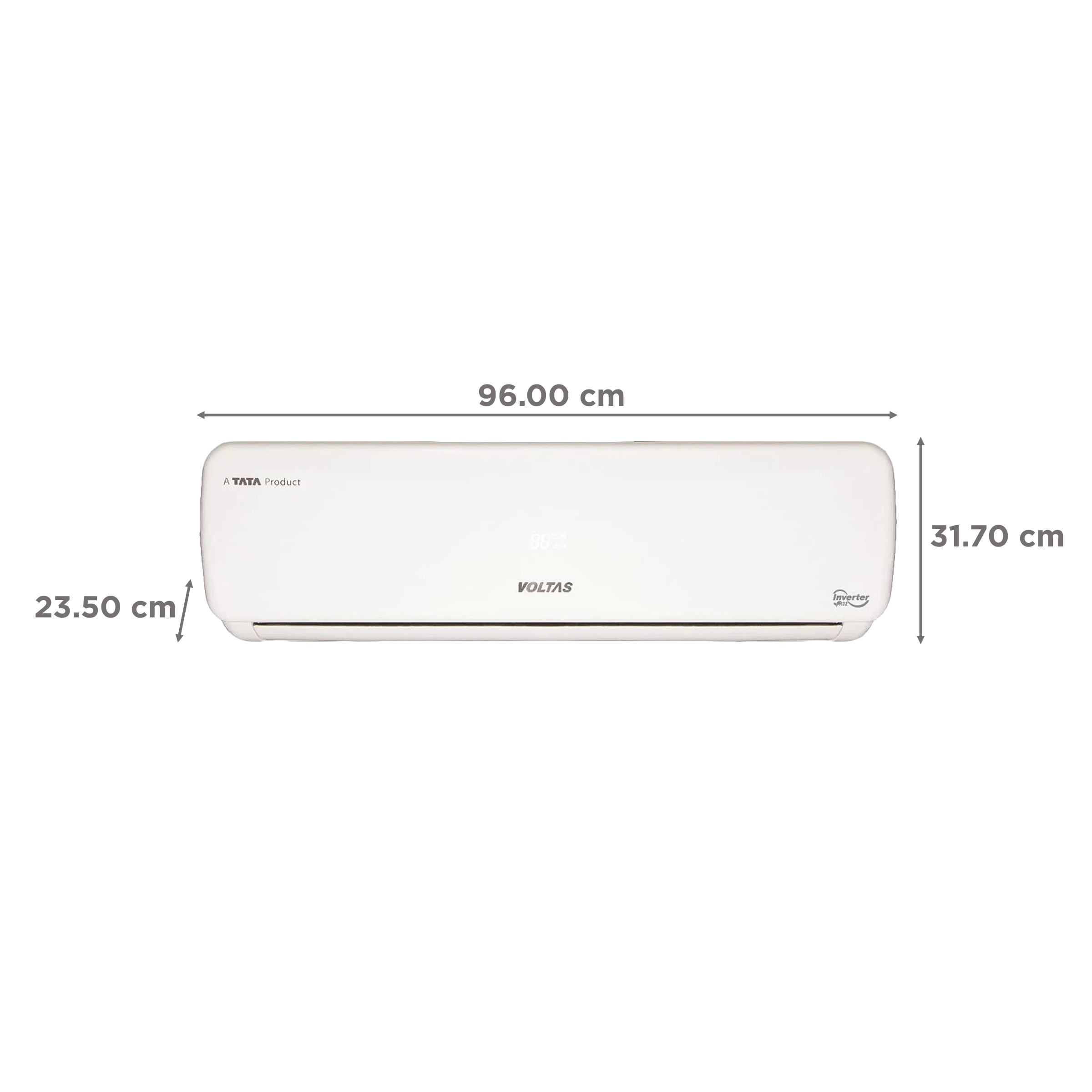 VOLTAS 243VH Vertis Elegant 2 Ton 3 Star Inverter Split AC (Copper Condenser, Dust and Anti-Bacterial Filter)_4