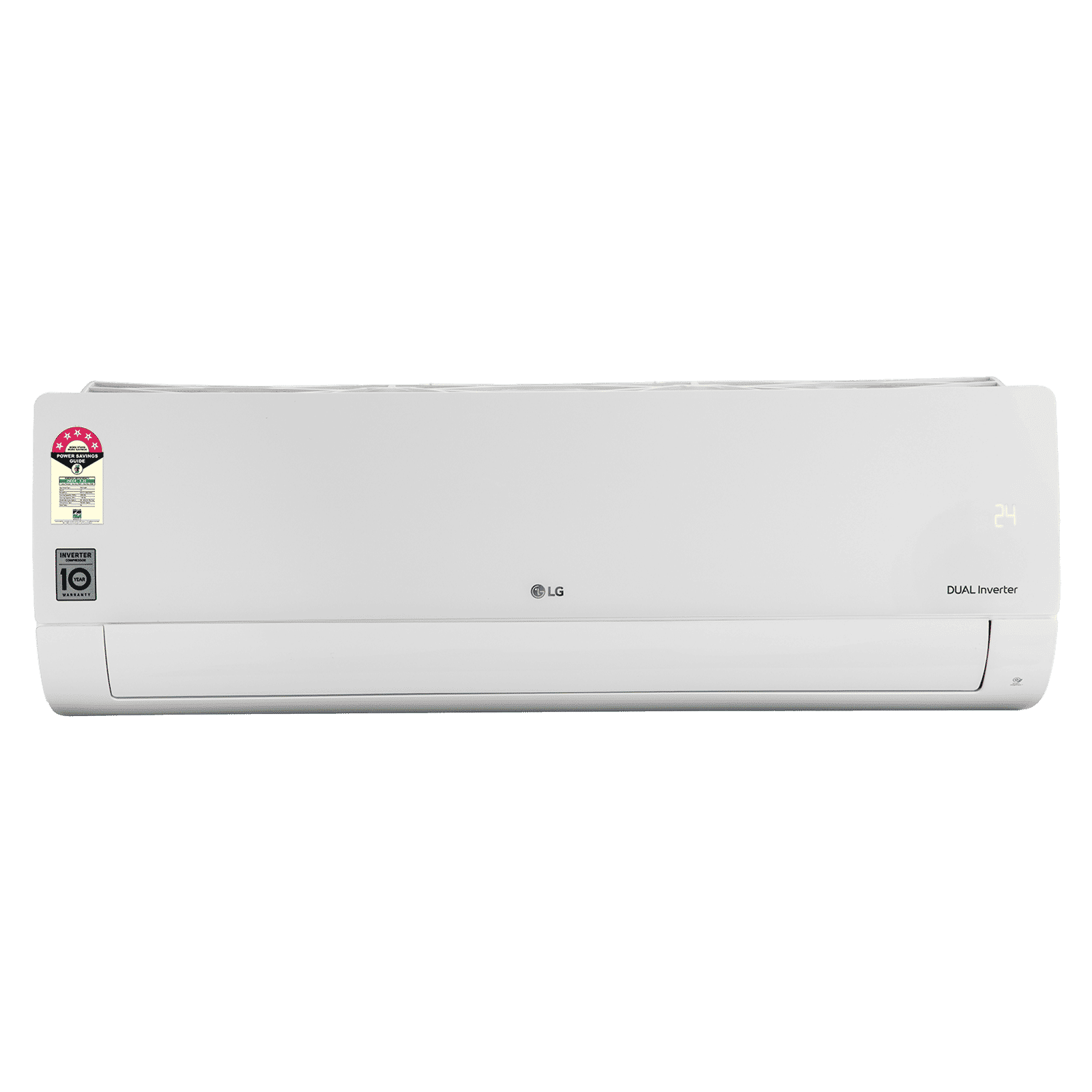 LG 6 in 1 Convertible 1 Ton 5 Star Dual Inverter Split AC with 4 Way Swing (Copper Condenser, RS-Q14JNZE) LG 6 in 1 Convertible 1 Ton 5 Star Dual Inverter Split AC with 4 Way Swing (Copper Condenser, RS-Q14JNZE)_1