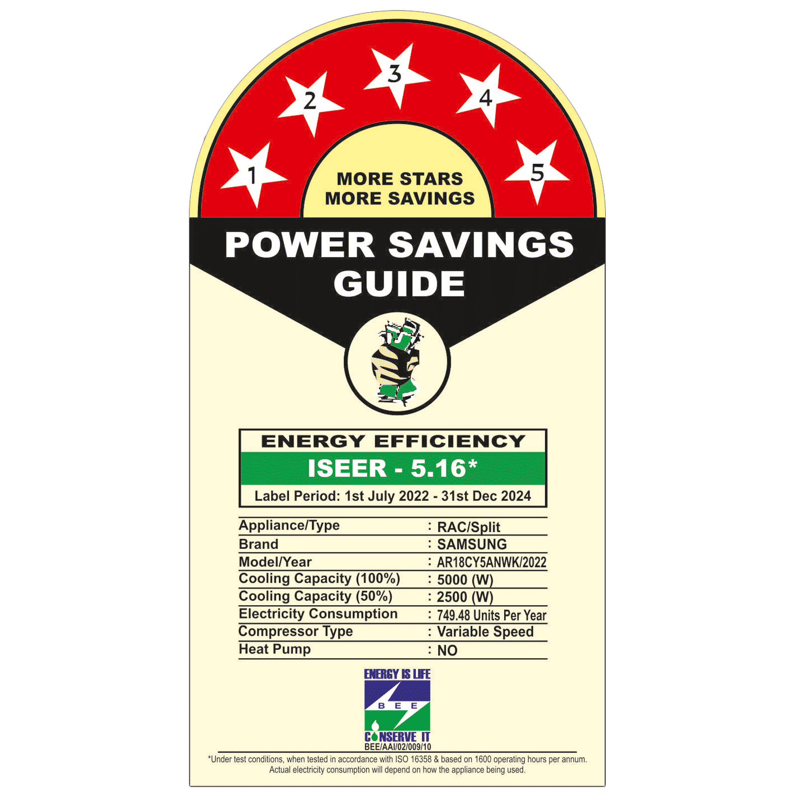 SAMSUNG WindFree 5 in 1 Convertible 1.5 Ton 5 Star Inverter Split Smart AC with 4-Way Swing (Copper Condenser, AR18CY5ANWK)_3