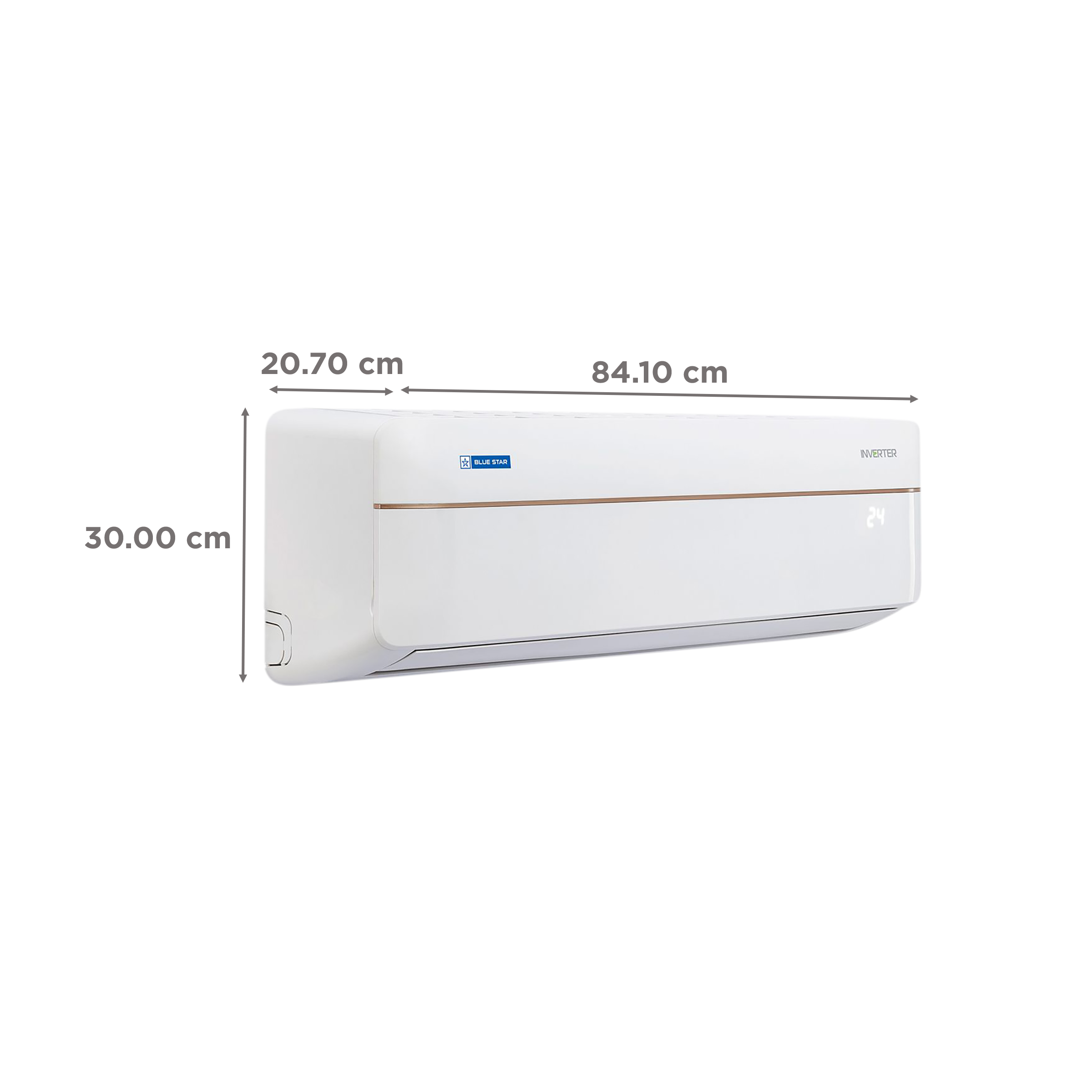 Blue Star 5 in 1 Convertible 1 Ton 5 Star Inverter Split AC with Self Diagnosis (Copper Condenser, IC512RNU)_4
