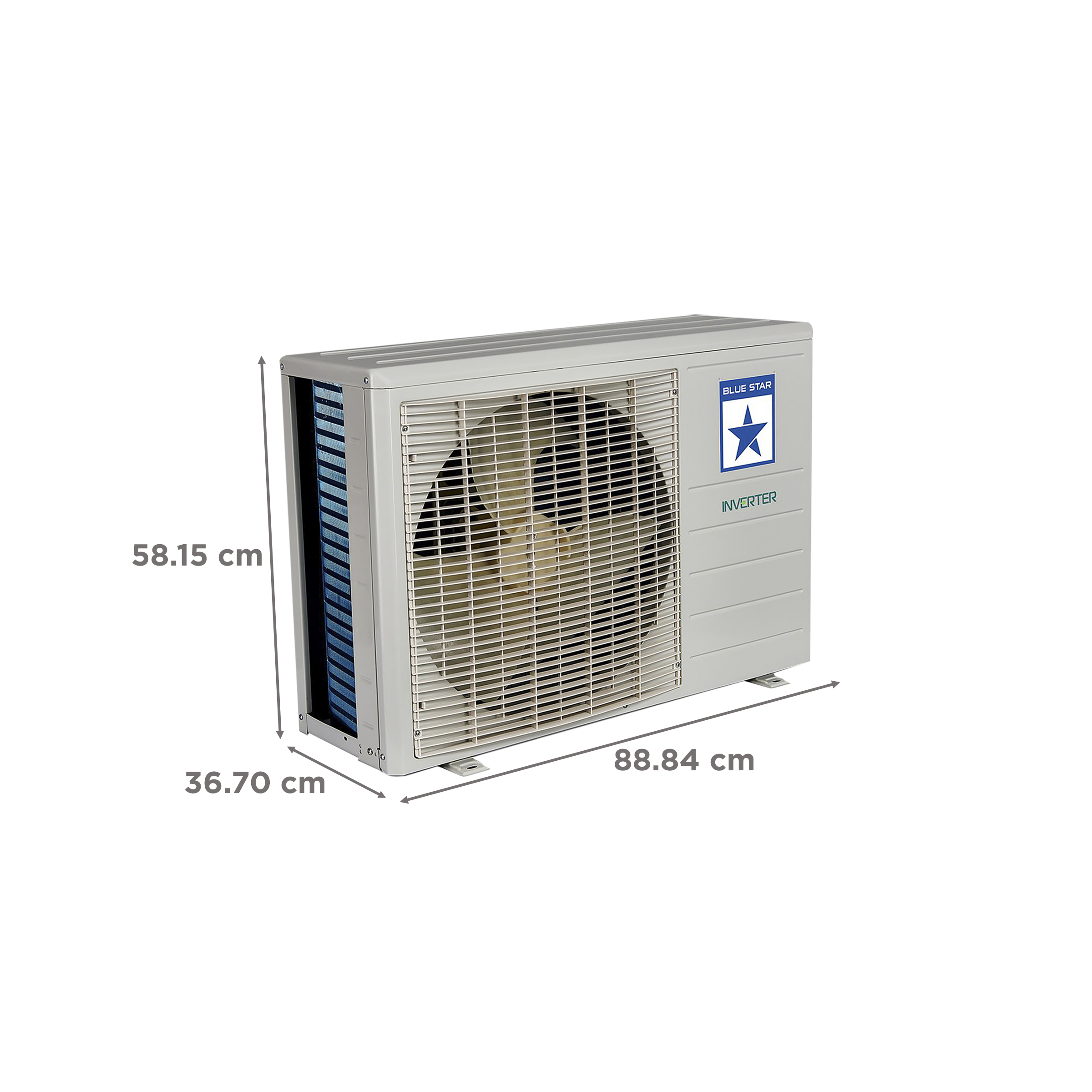 Blue Star 5 in 1 Convertible 1.5 Ton 5 Star Inverter Split AC with Self Diagnosis (Copper Condenser, IC518RNU) Blue Star 5 in 1 Convertible 1.5 Ton 5 Star Inverter Split AC with Self Diagnosis (Copper Condenser, IC518RNU)_5