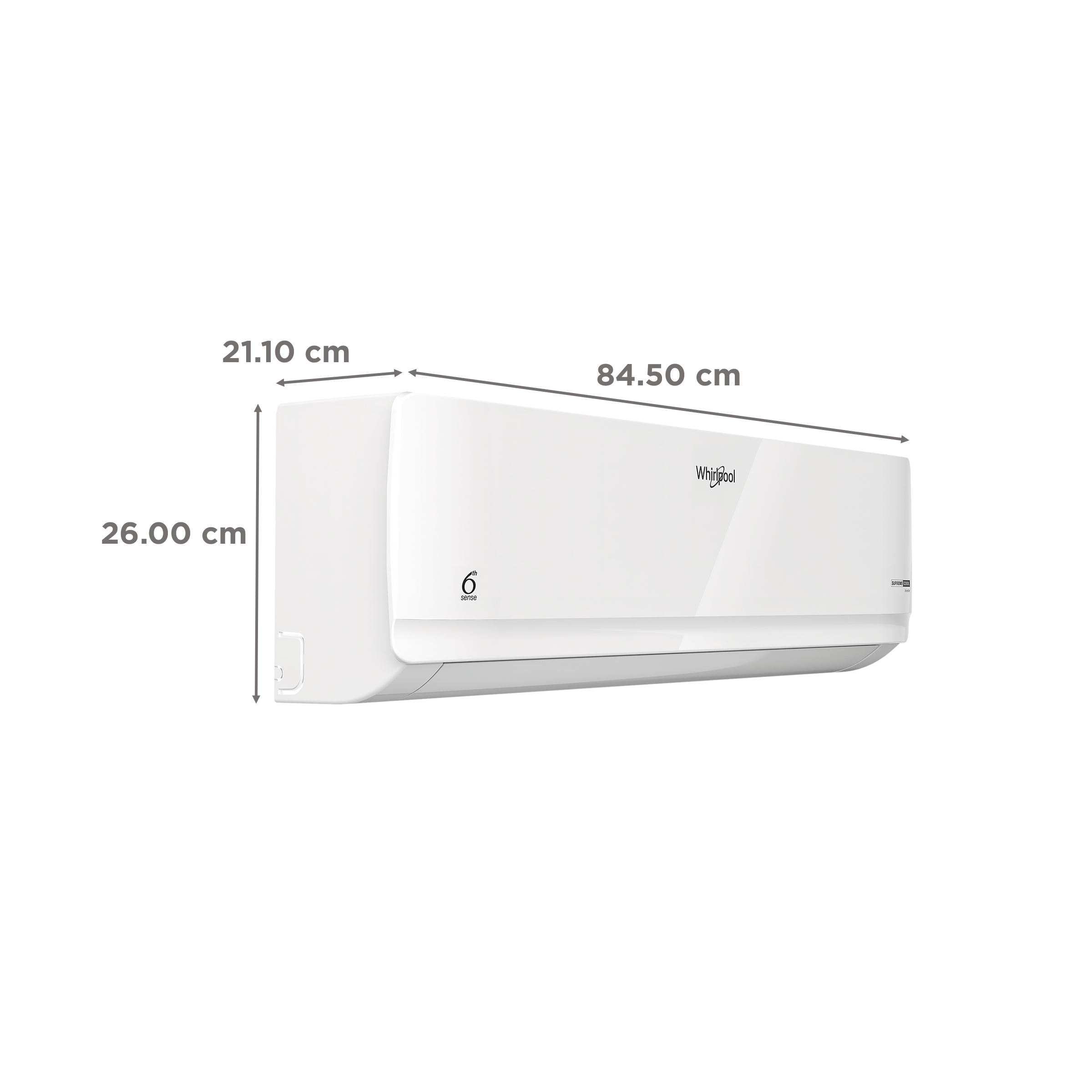 Whirlpool SupremeCool 5 in 1 Convertible 1 Ton 3 Star Inverter Split AC with Microblock Filter (Copper Condenser, 41406) Whirlpool SupremeCool 5 in 1 Convertible 1 Ton 3 Star Inverter Split AC with Microblock Filter (Copper Condenser, 41406)_4