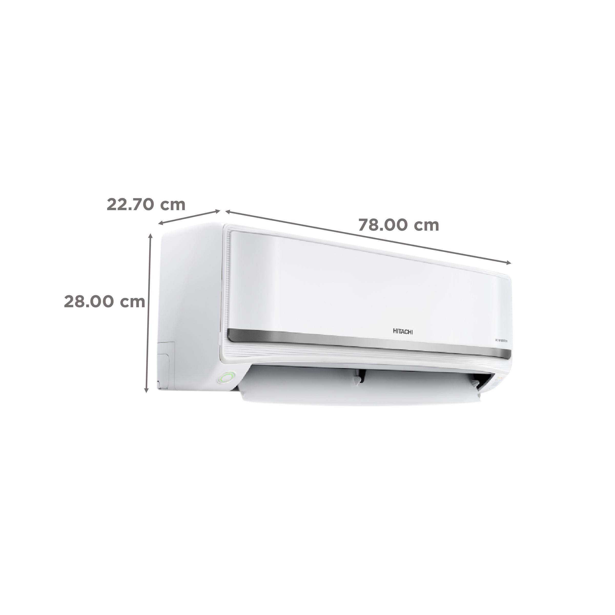 HITACHI Yoshi 5400FXL 1 Ton 5 Star Inverter Split AC (Copper Condenser, Superfine Mesh Filter, RAS.G512PCAISF)_4