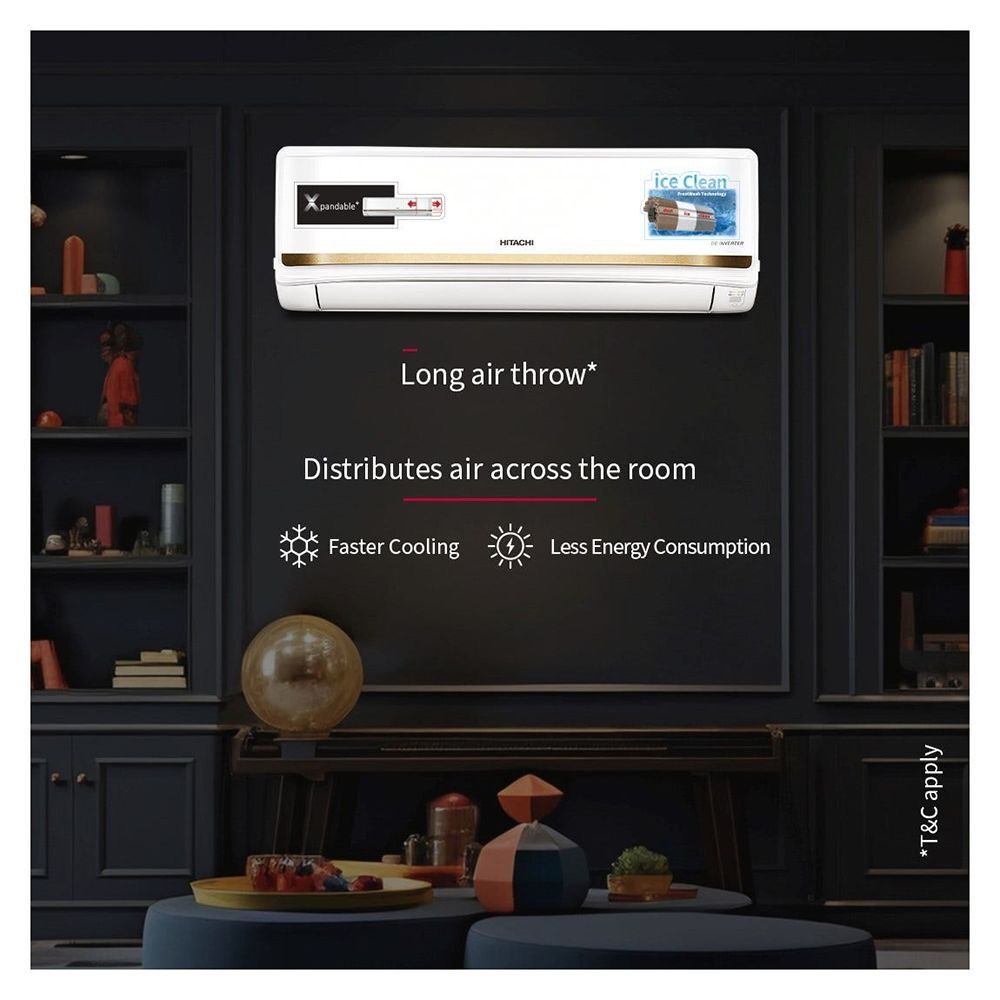 HITACHI iZen 3400FXL 1 Ton 3 Star Inverter Split AC (Copper Condenser, Superfine Mesh Filter, RAS.G312PCAISF) HITACHI iZen 3400FXL 1 Ton 3 Star Inverter Split AC (Copper Condenser, Superfine Mesh Filter, RAS.G312PCAISF)_15