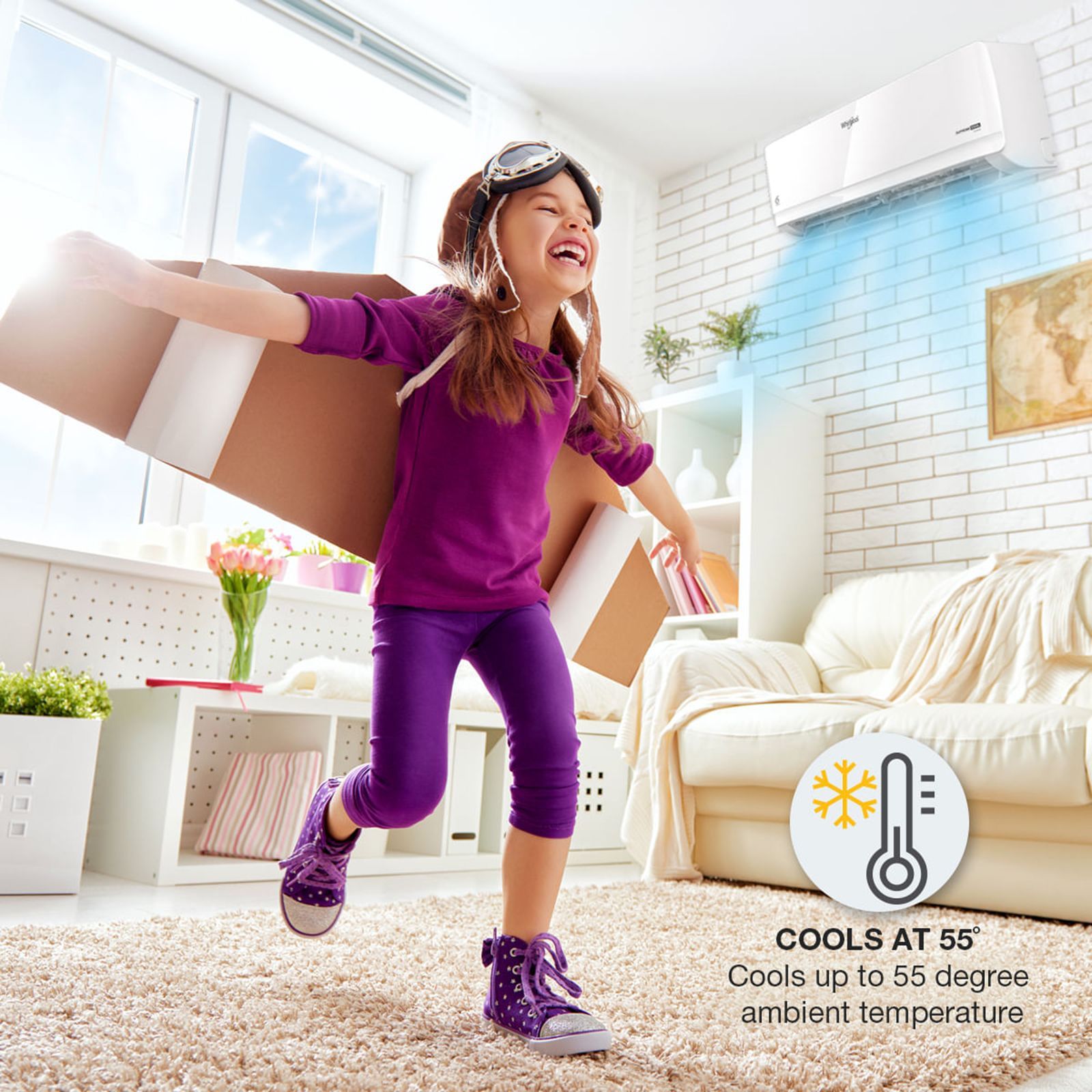 Whirlpool SupremeCool 5 in 1 Convertible 1.5 Ton 3 Star Inverter Split AC with Microblock Filter (Copper Condenser, 41408) Whirlpool SupremeCool 5 in 1 Convertible 1.5 Ton 3 Star Inverter Split AC with Microblock Filter (Copper Condenser, 41408)_13