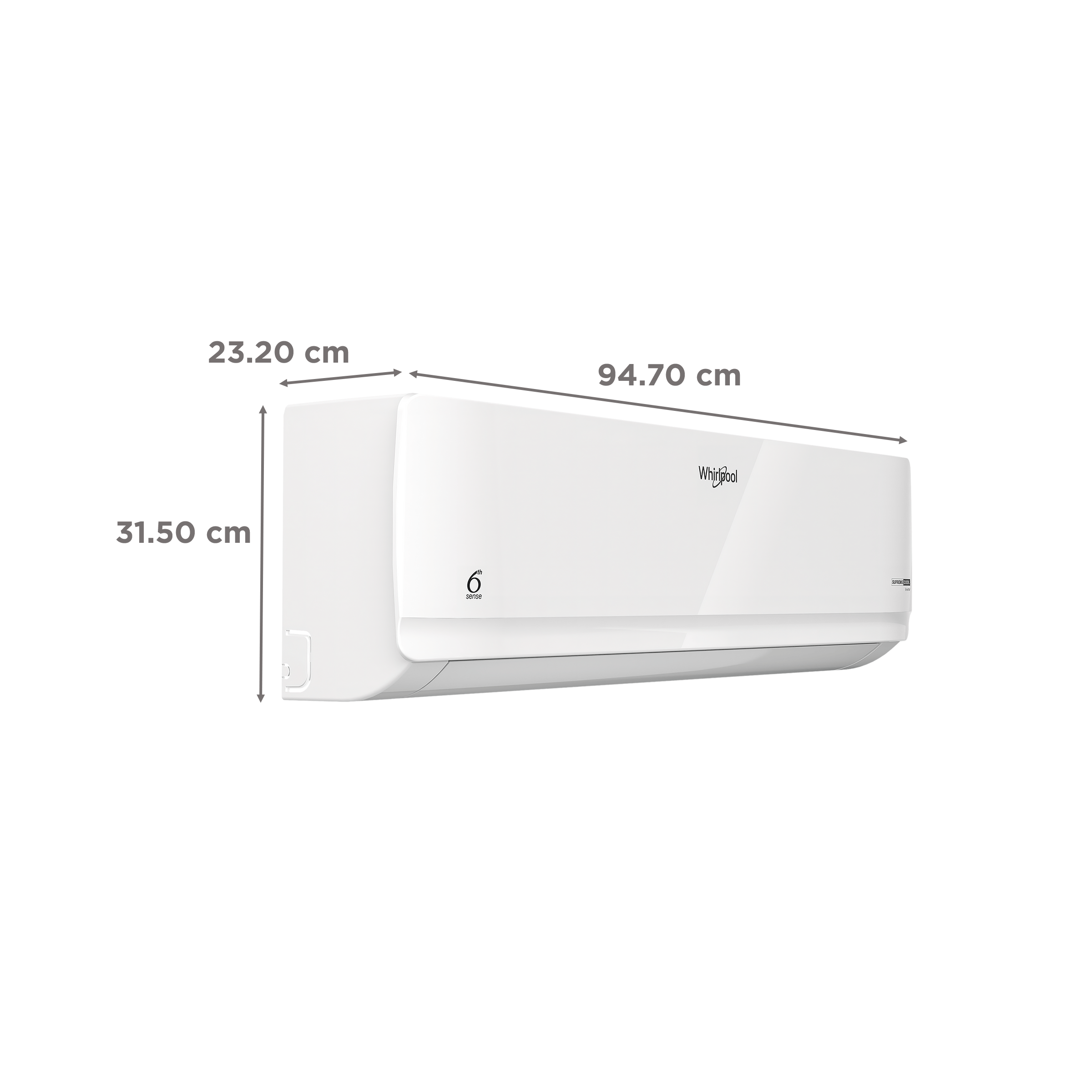 Whirlpool SupremeCool 5 in 1 Convertible 1.5 Ton 3 Star Inverter Split AC with Microblock Filter (Copper Condenser, 41408) Whirlpool SupremeCool 5 in 1 Convertible 1.5 Ton 3 Star Inverter Split AC with Microblock Filter (Copper Condenser, 41408)_4