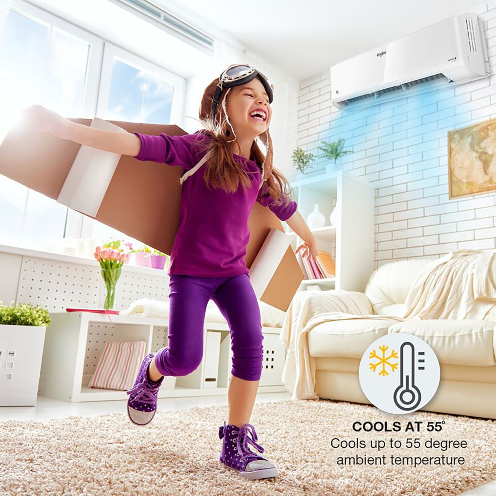 Whirlpool 3DCool 5 in 1 Convertible 1 Ton 3 Star Inverter Split AC with Microblock Filter (Copper Condenser, 41431)_12