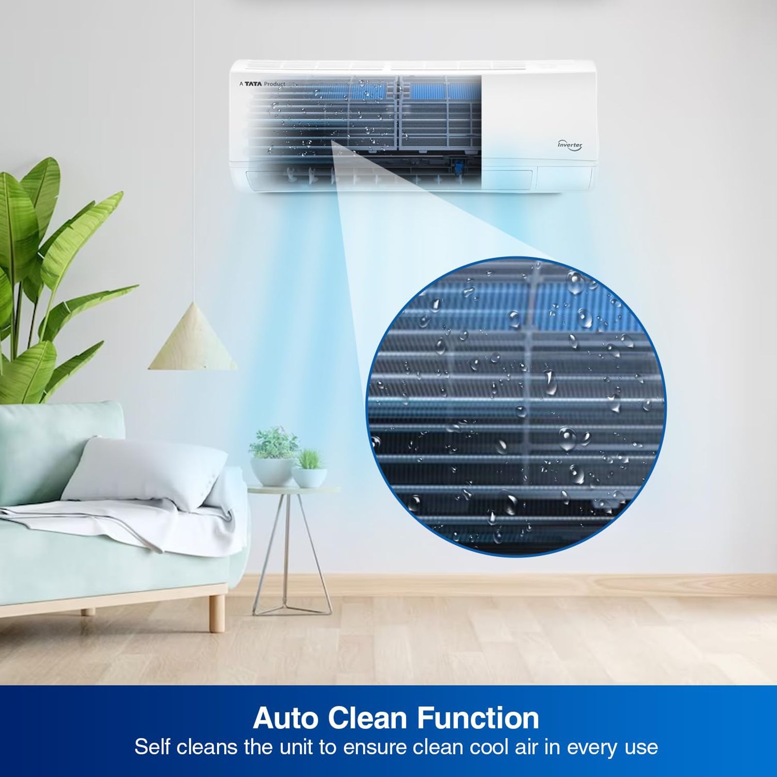 VOLTAS 163V Vectra Pearl 4 in 1 Convertible 1.3 Ton 3 Star Inverter Split AC with Anti Dust Filter ( Copper Condenser, 4503543) VOLTAS 163V Vectra Pearl 4 in 1 Convertible 1.3 Ton 3 Star Inverter Split AC with Anti Dust Filter ( Copper Condenser, 4503543)_9