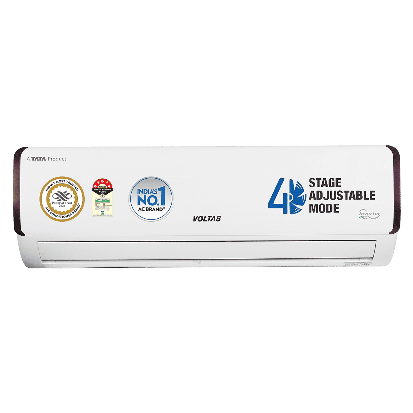 VOLTAS 165V Vectra Pearl 4 in 1 Convertible 1.3 Ton 5 Star Inverter Split AC with Anti Dust Filter (Copper Condenser, 4503544)_1