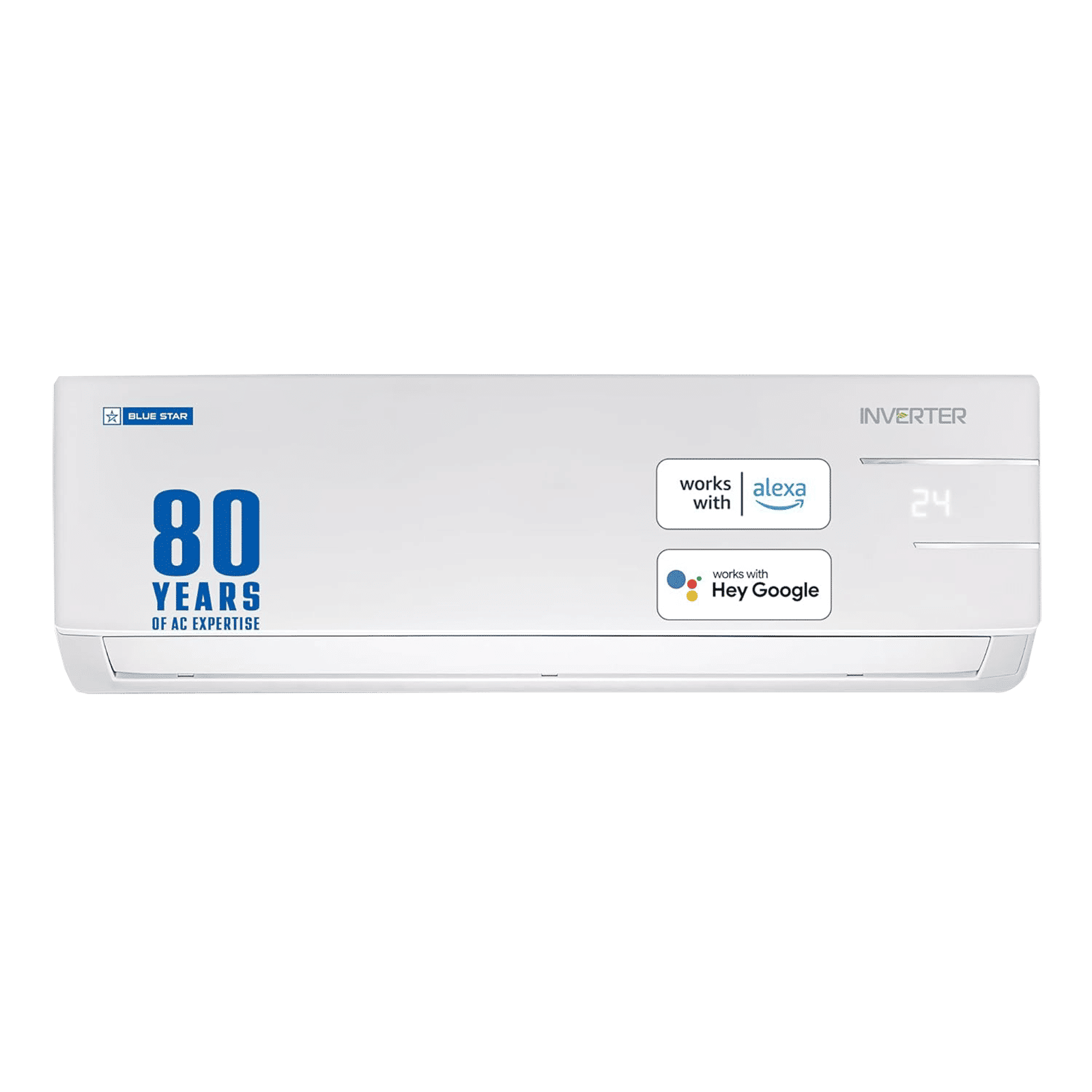 Blue Star YNUS 5 in 1 Convertible 1.5 Ton 3 Star Inverter Split Smart AC with Turbo Cool (Copper Condenser, IC318YNUS)_1