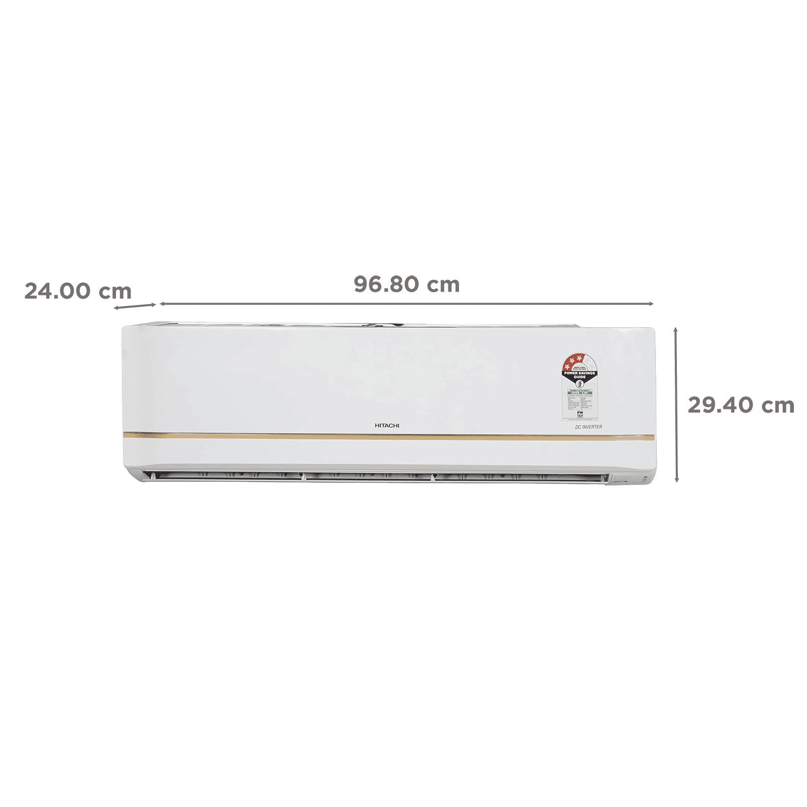 HITACHI Shizen 3100S HP 1.5 Ton 3 Star Hot and Cold Split AC (Copper Condenser, Dust Filter, RSQG318HGXA)_4