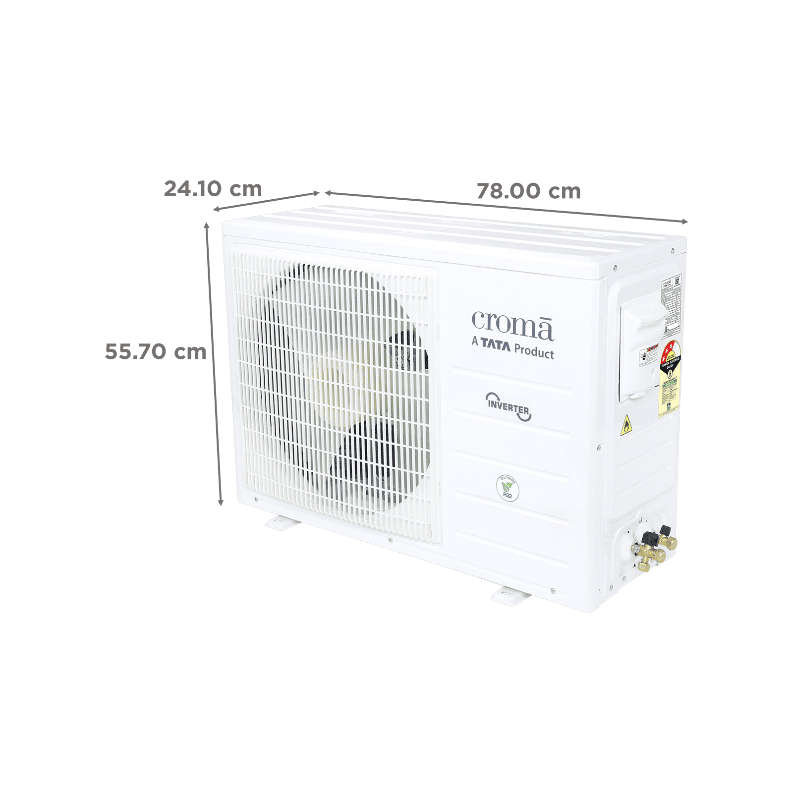 Croma 5 in 1 Convertible 1.5 Ton 3 Star Inverter Split AC with Dust Filter ( Copper Condenser, CRLA018IND170264) Croma 5 in 1 Convertible 1.5 Ton 3 Star Inverter Split AC with Dust Filter ( Copper Condenser, CRLA018IND170264)_4