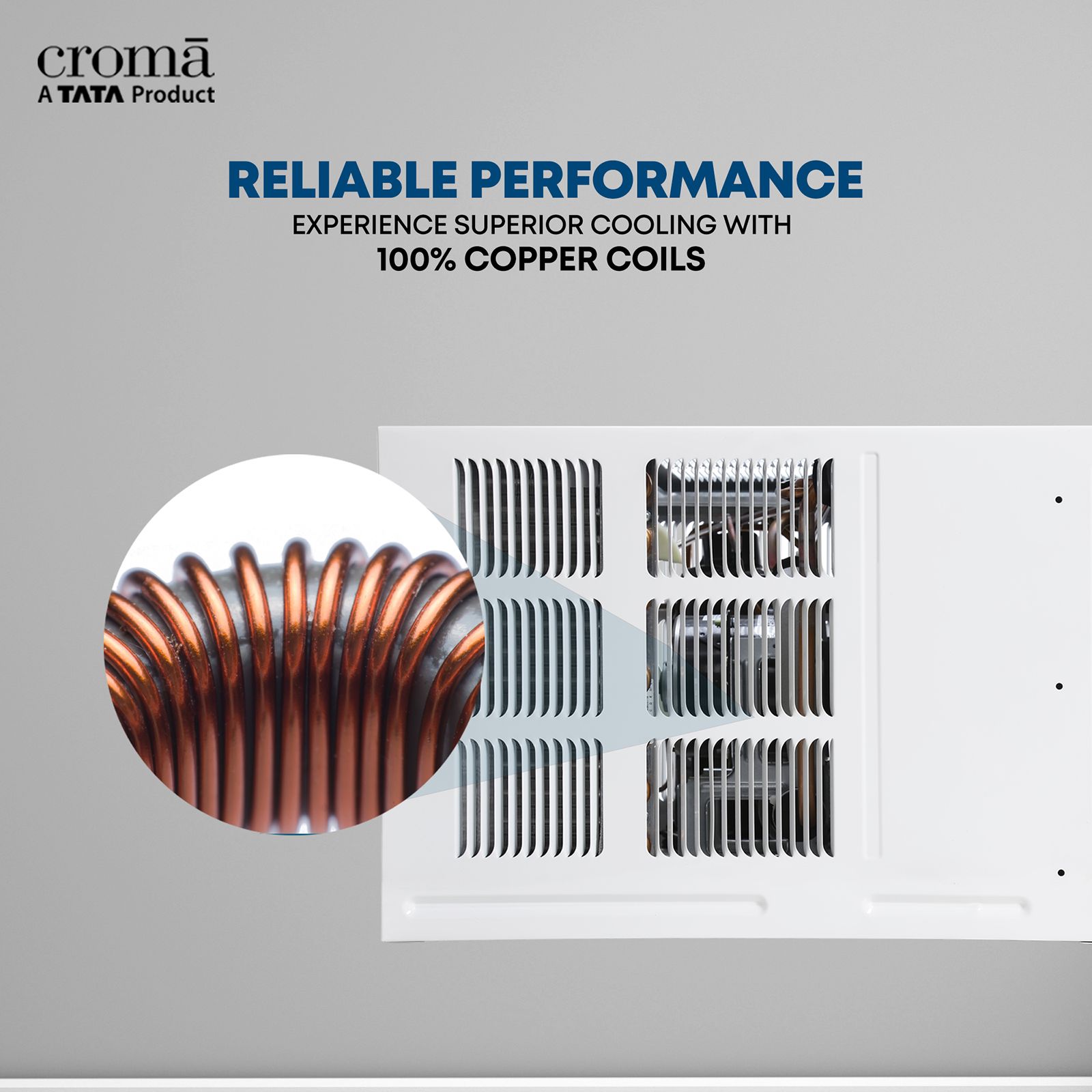 Croma 1.5 Ton 3 Star Fixed Speed Window AC (Copper Condenser, Dust Filter, CRLA018WAD193306) Croma 1.5 Ton 3 Star Fixed Speed Window AC (Copper Condenser, Dust Filter, CRLA018WAD193306)_13