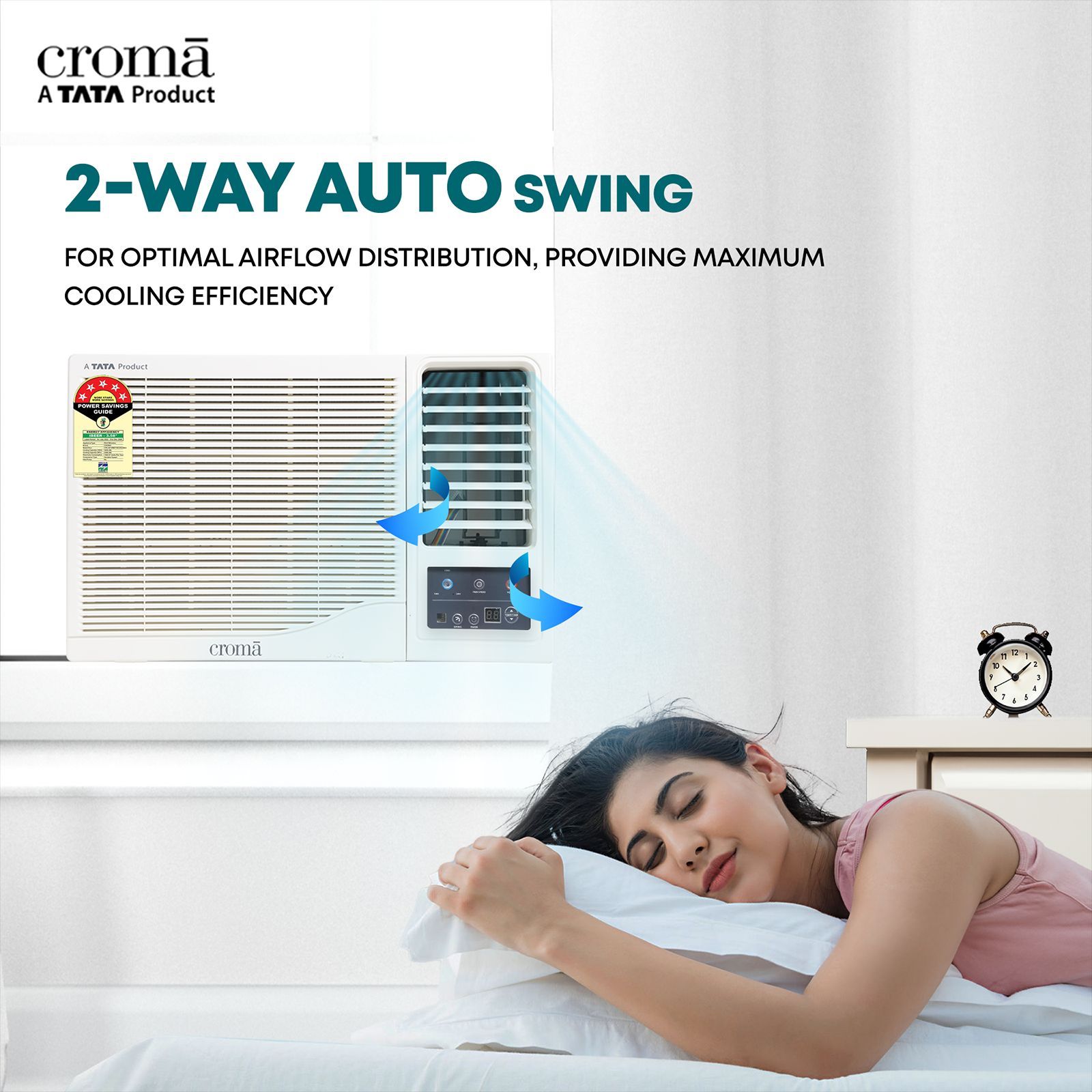 Croma 1.5 Ton 5 Star Inverter Window AC (Copper Condenser, Dust Filter, CRLA018WIF193353) Croma 1.5 Ton 5 Star Inverter Window AC (Copper Condenser, Dust Filter, CRLA018WIF193353)_13