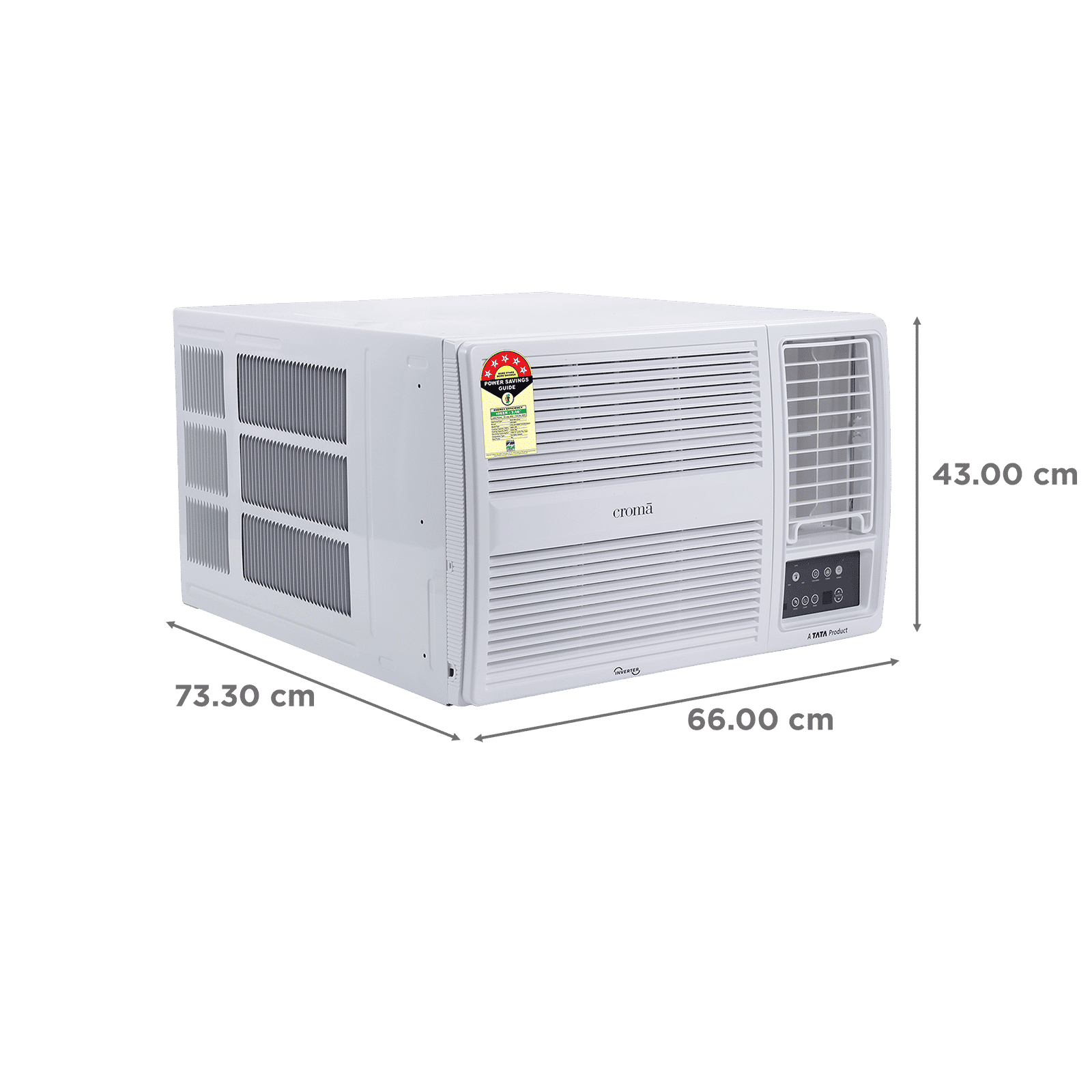 Croma 1.5 Ton 5 Star Inverter Window AC (Copper Condenser, Dust Filter, CRLA018WIF193353) Croma 1.5 Ton 5 Star Inverter Window AC (Copper Condenser, Dust Filter, CRLA018WIF193353)_4