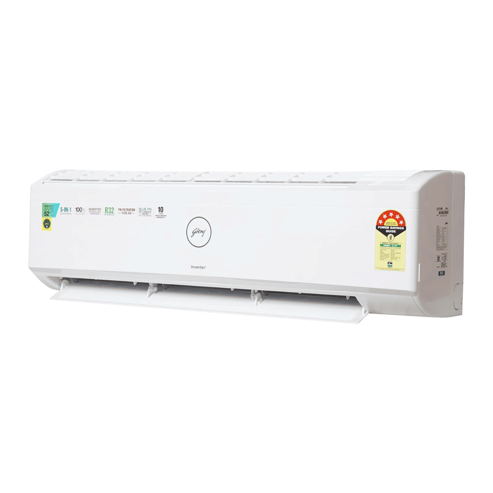 Godrej 1.5 Ton 5 Star Inverter Split AC (Copper Condenser, Anti Dust Filter, SIC 18ITC5-WWR)_8