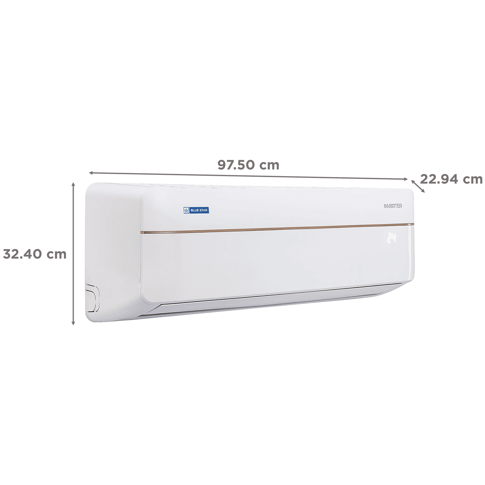 Blue Star V Series 5 in 1 Convertible 1.5 Ton 5 Star Inverter Split Smart AC with Voice Activated Controls (Copper Condenser, IC518VNUAV)_4