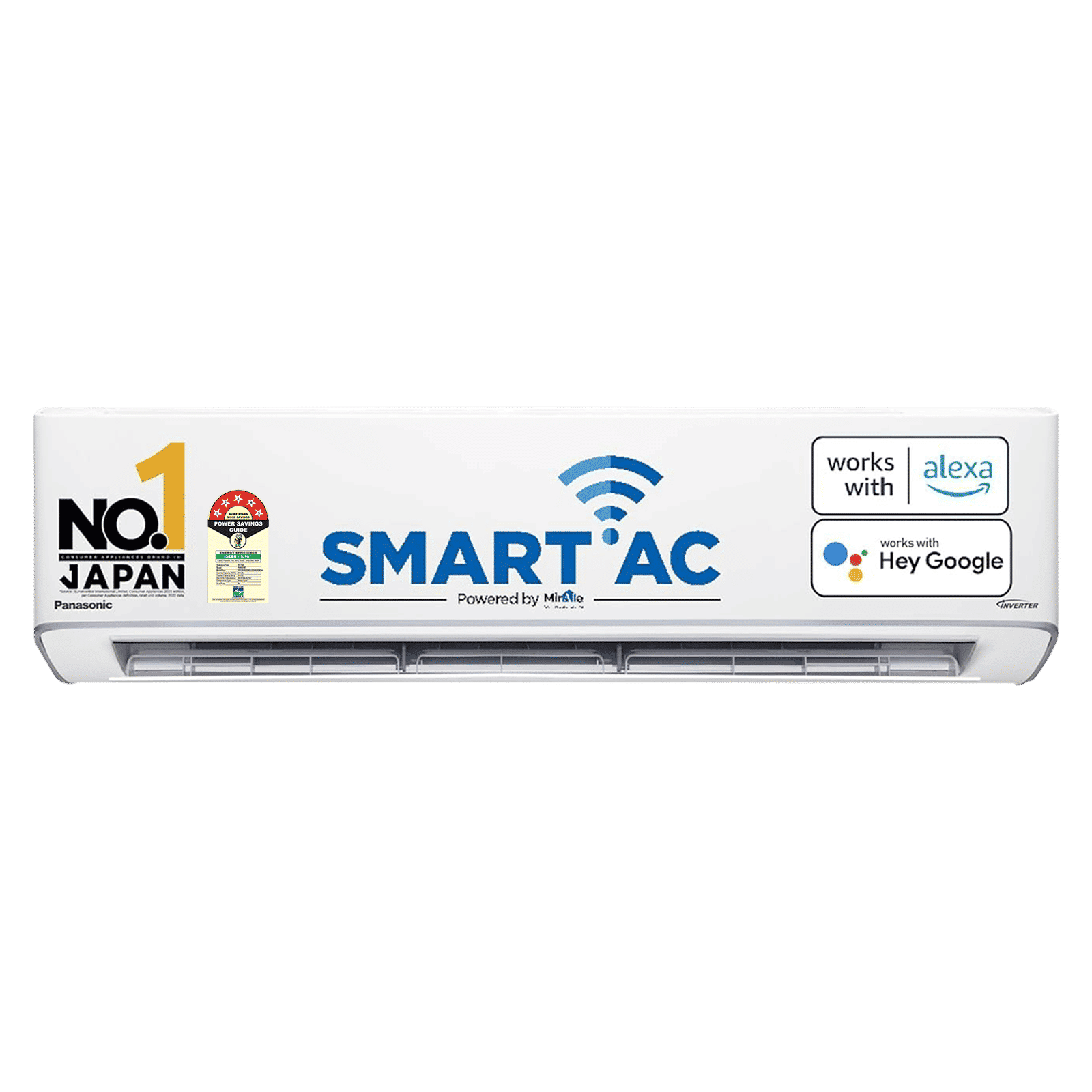 Panasonic EU 7 in 1 Convertible 2 Ton 5 Star Inverter Split Smart AC with AI Mode (Copper Condenser, CS/CU-EU24AKY5FM)_1