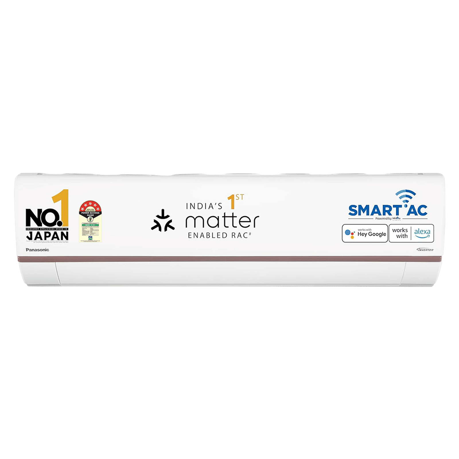 Panasonic XU 7 in 1 Convertible 1.5 Ton 5 Star Inverter Split Smart AC with Voice Control (Copper Condenser, CS/CU-XU18AKYF)_1