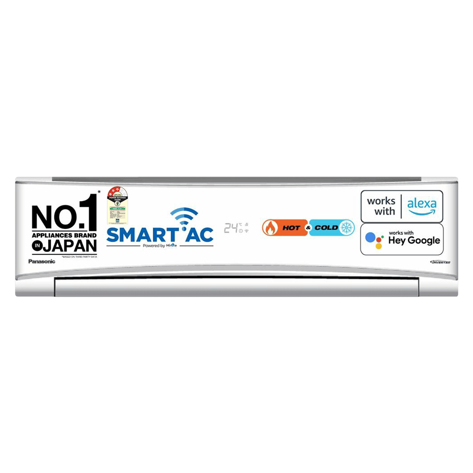 Panasonic KZ 7 in 1 Convertible 1.5 Ton 3 Star Hot & Cold Split Smart AC with Voice Assistant (Copper Condenser, CS/CU-KZ18AKYF)_1