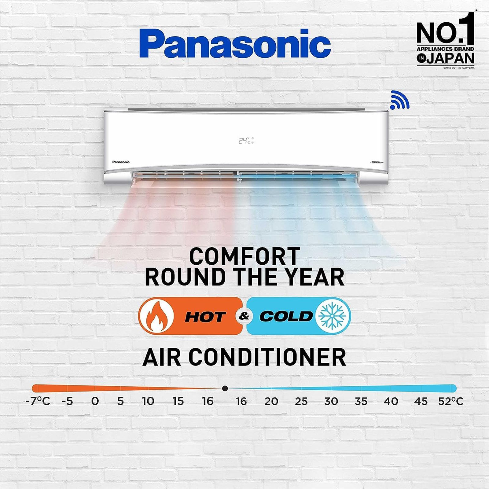 Panasonic KZ 7 in 1 Convertible 1.5 Ton 3 Star Hot & Cold Split Smart AC with Voice Assistant (Copper Condenser, CS/CU-KZ18AKYF)_9
